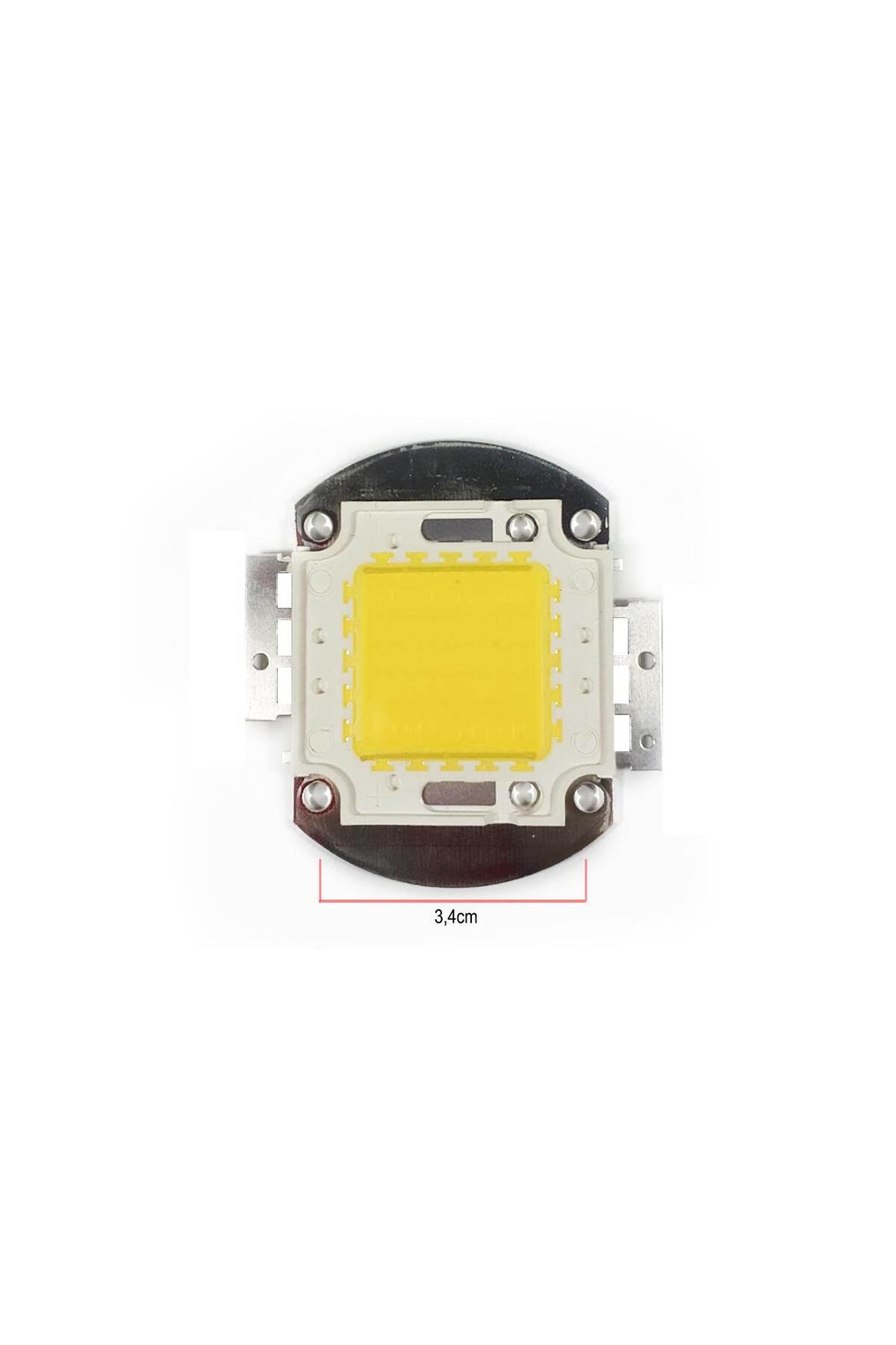 NZM TİCARET Projektör Cob Led Beyaz 12V 50W