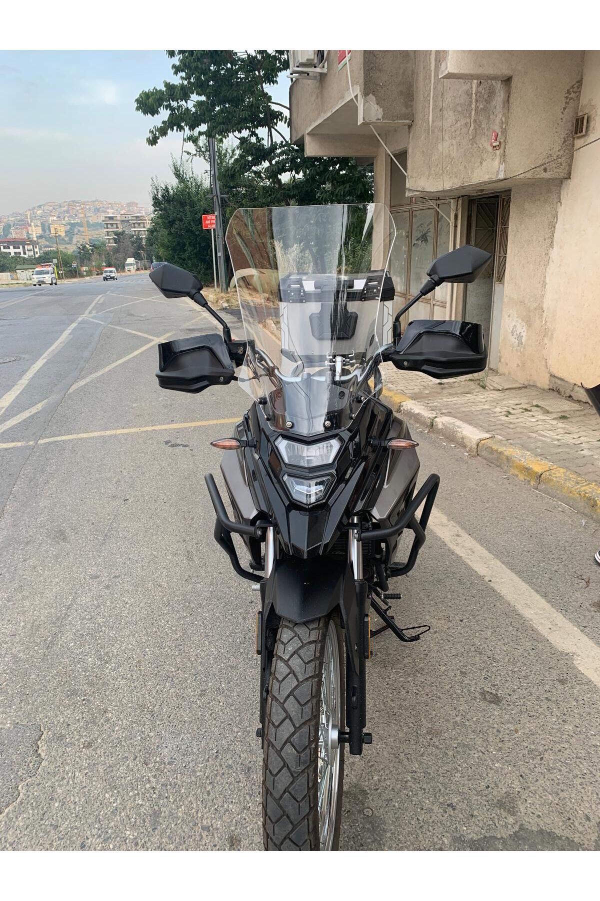 SYM NHT 200 Siperlik Ön Cam 2023-2025 Model 50cm Şeffaf Renkli 4mm
