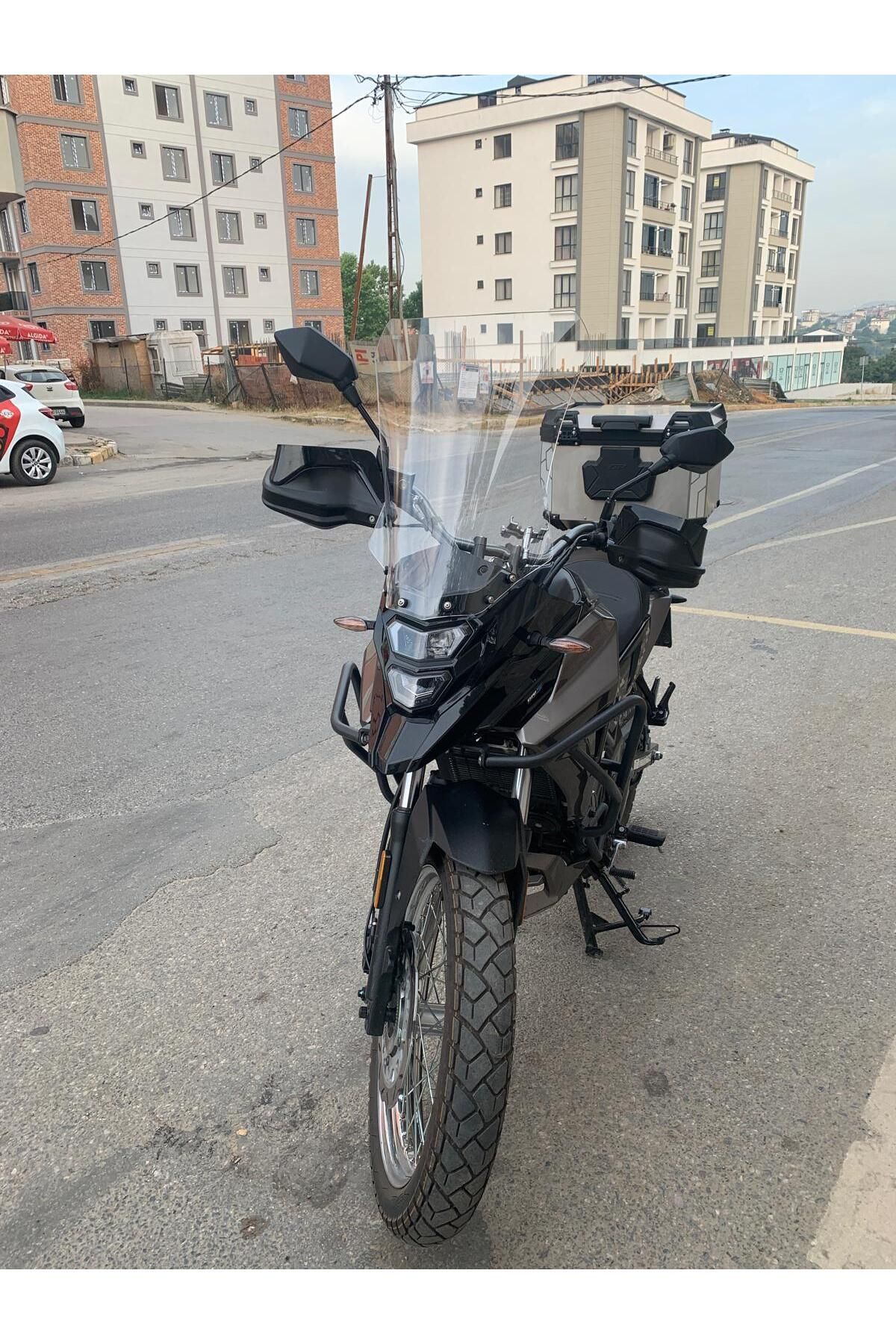 SYM NHT 200 Siperlik Ön Cam 2023-2025 Model 50cm Şeffaf Renkli 4mm