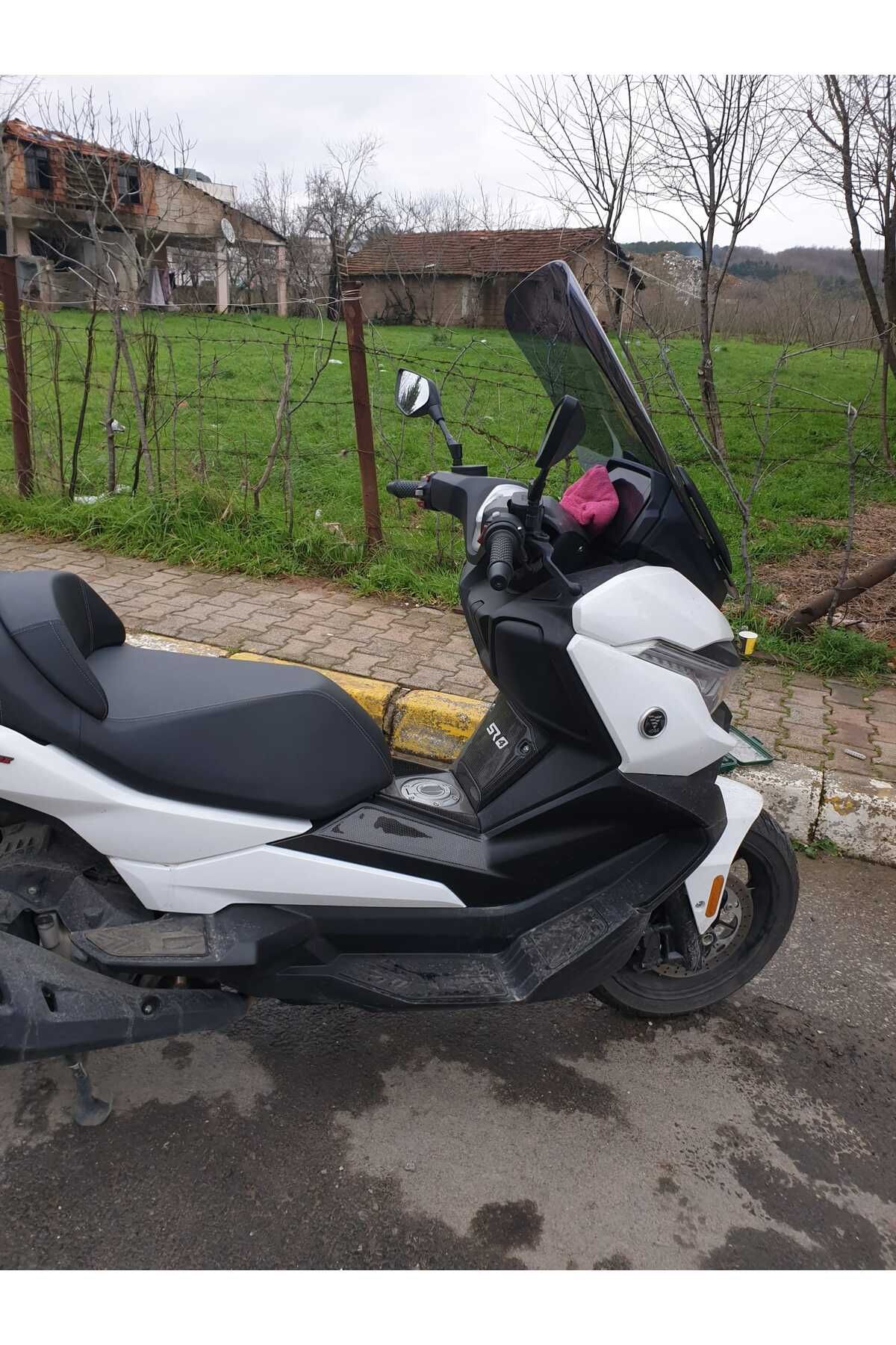 Voge SR4 Siperlik Ön Cam 2022-2025 Model 78cm Füme Renkli 4mm UZUN CAM
