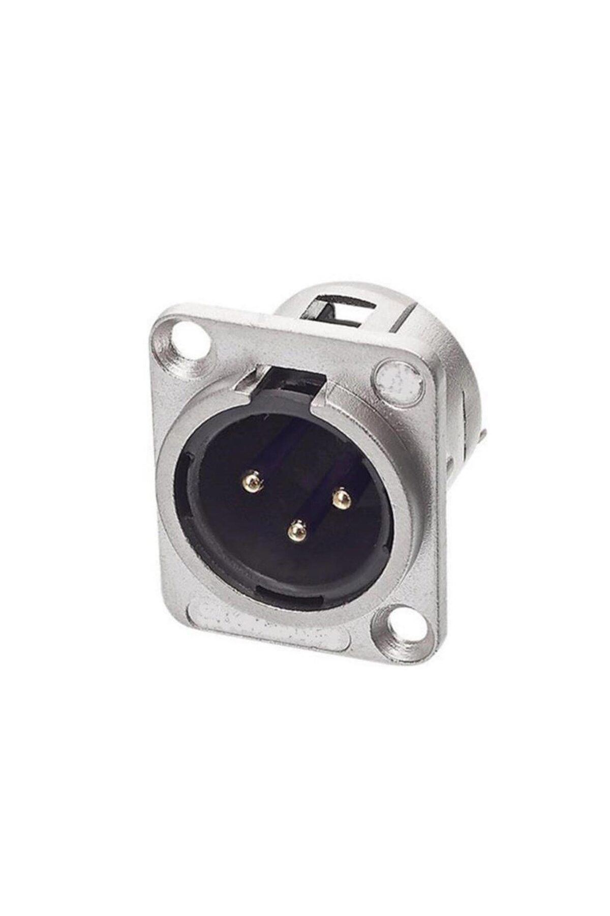 ALKAP Canon Fiş Şase Erkek 3 Pin Metal