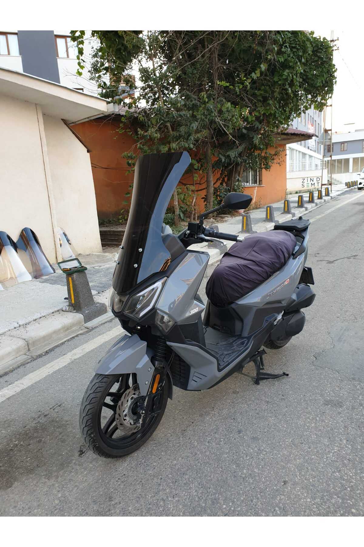 SYM Joyride 300 Siperlik Ön Cam 2023-2025 Model 75cm Siyah Renkli 4mm UZUN CAM