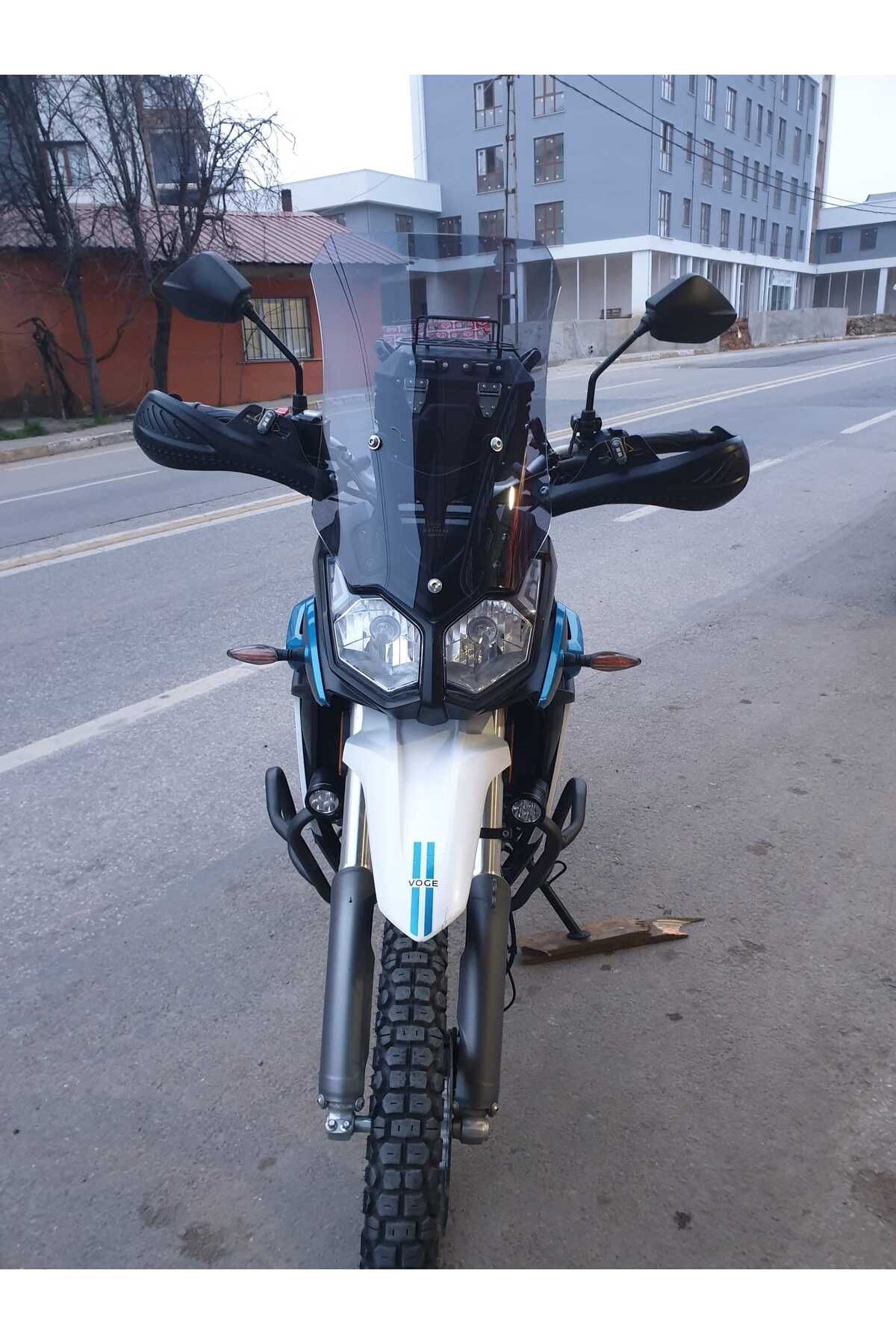 Voge Rally 300 Siperlik Ön Cam 2022-2025 Model 51cm Füme Renkli 4mm