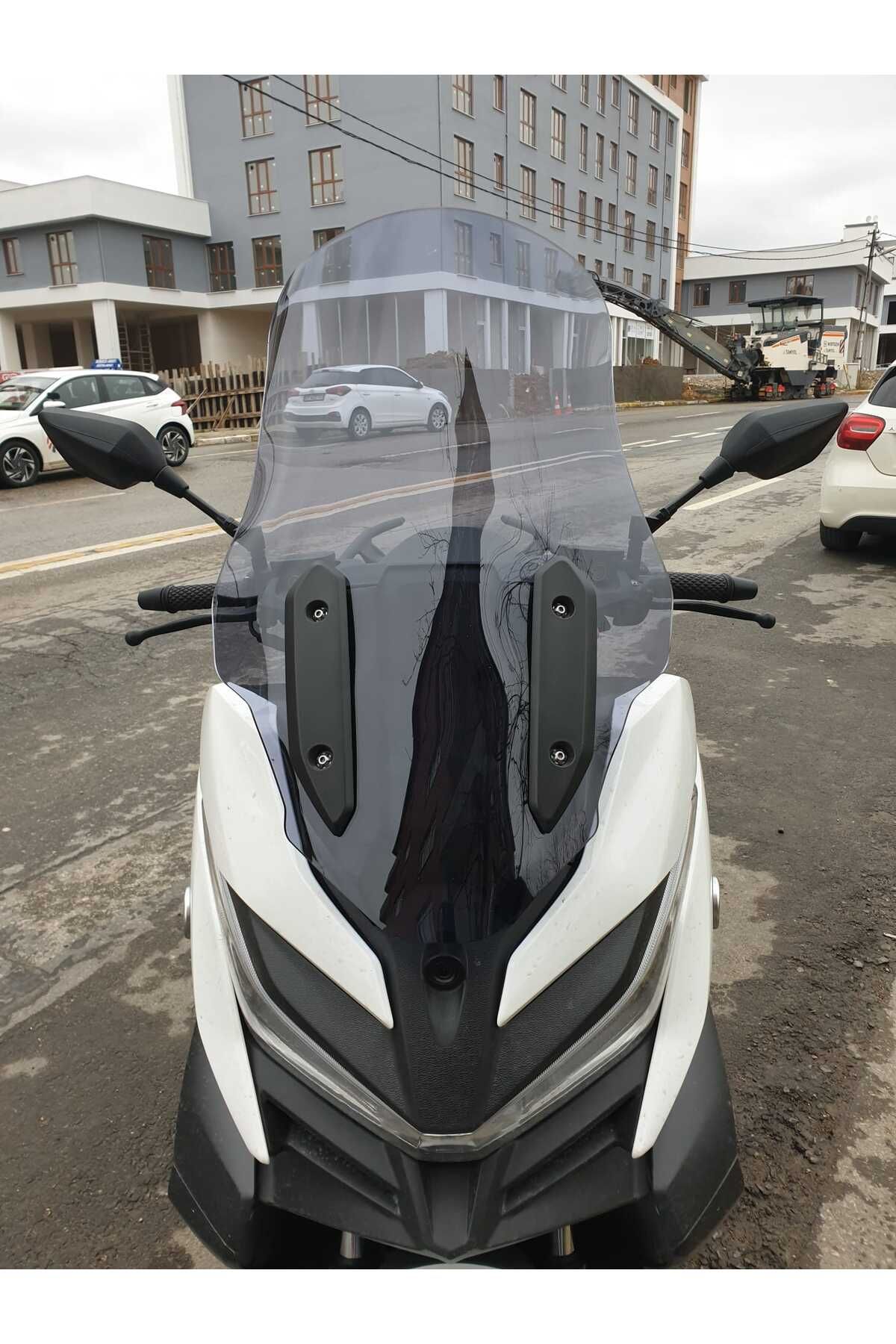 Voge SR4 Siperlik Ön Cam 2022-2025 Model 78cm Füme Renkli 4mm UZUN CAM