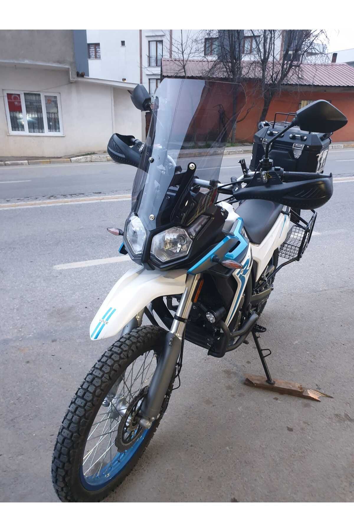 Voge Rally 300 Siperlik Ön Cam 2022-2025 Model 51cm Füme Renkli 4mm
