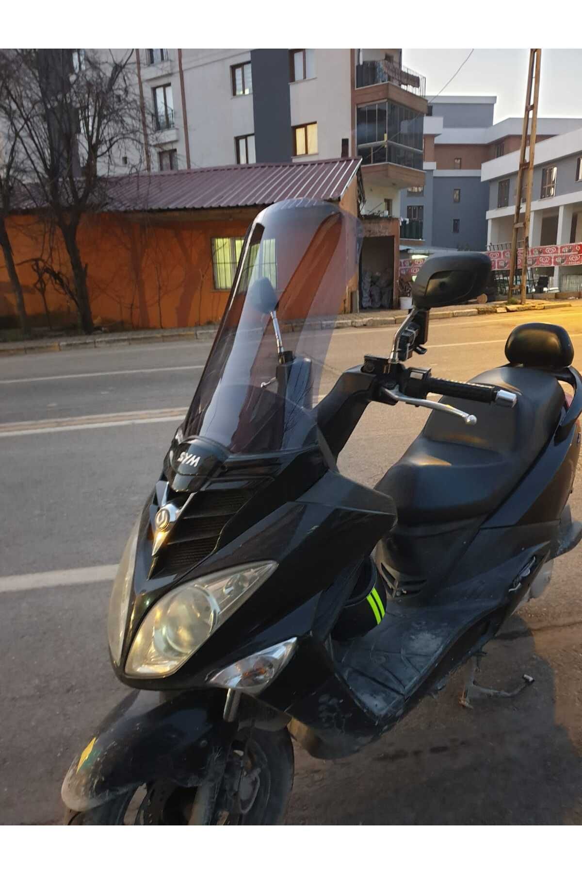 SYM Joyride 200 Siperlik Ön Cam 2009 2018 Model 53cm Füme Renkli 4mm