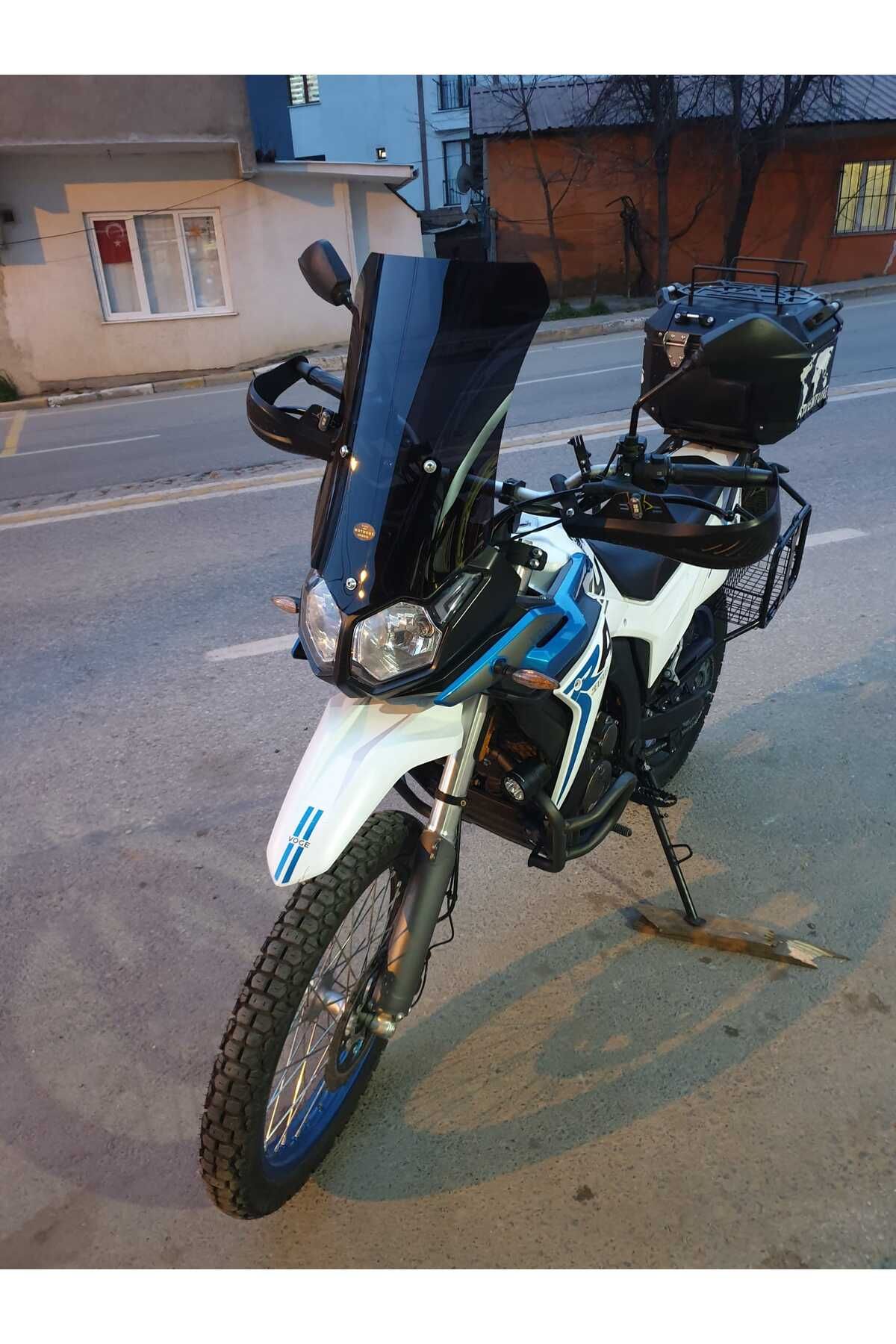 Voge Rally 300 Siperlik Ön Cam 2022-2025 Model 51cm Siyah Renkli 4mm