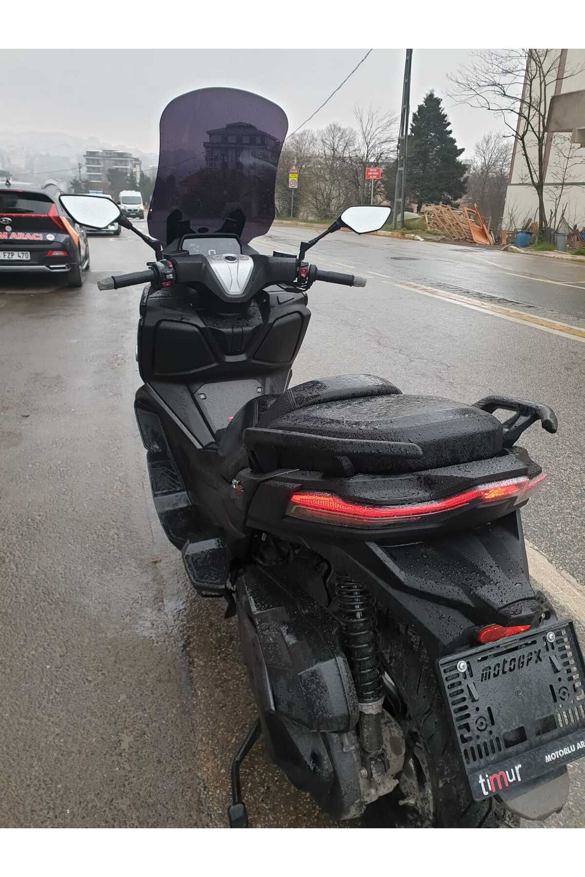 Voge SR4 Siperlik Ön Cam 2022-2025 Model 70cm Siyah Renkli 4mm