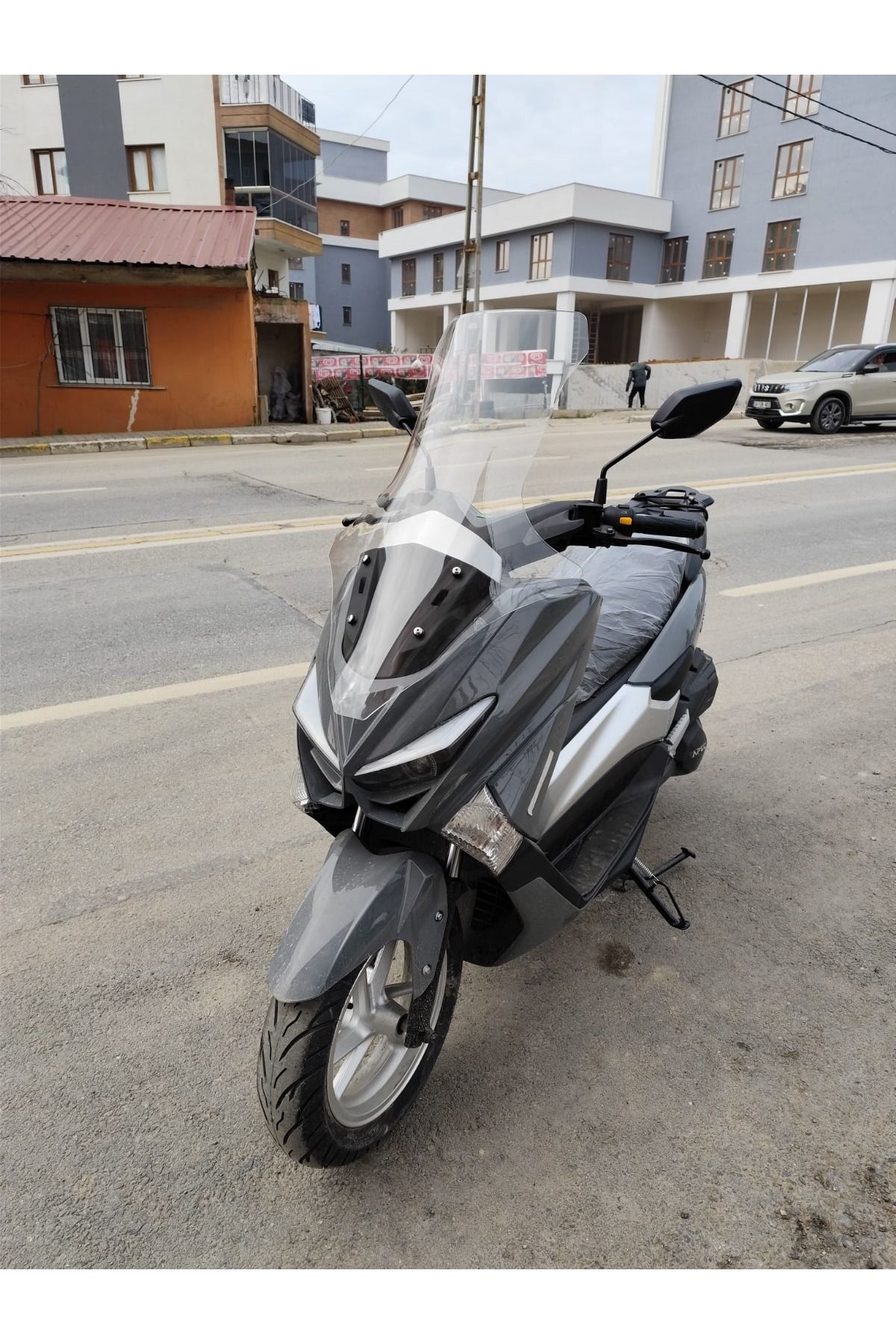 Volta Apec Apx5 Siperlik Ön Cam 2023-2025 Model 78cm şeffaf Renkli 4mm UZUN CAM