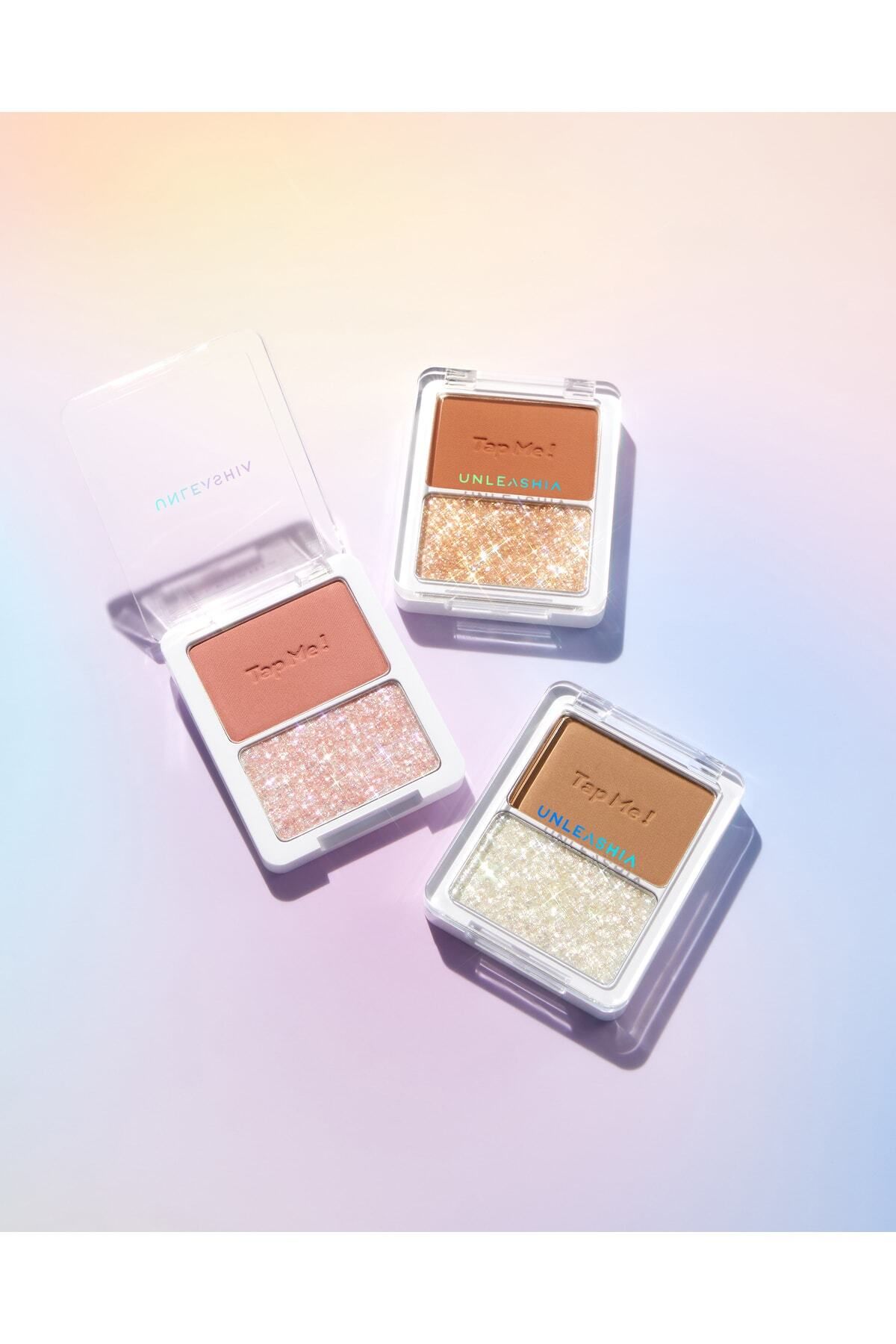 UNLEASHIA-Tap Me Palette Duo No:2 Groovy – Shimmer and Matte Eyeshadow Palette 8