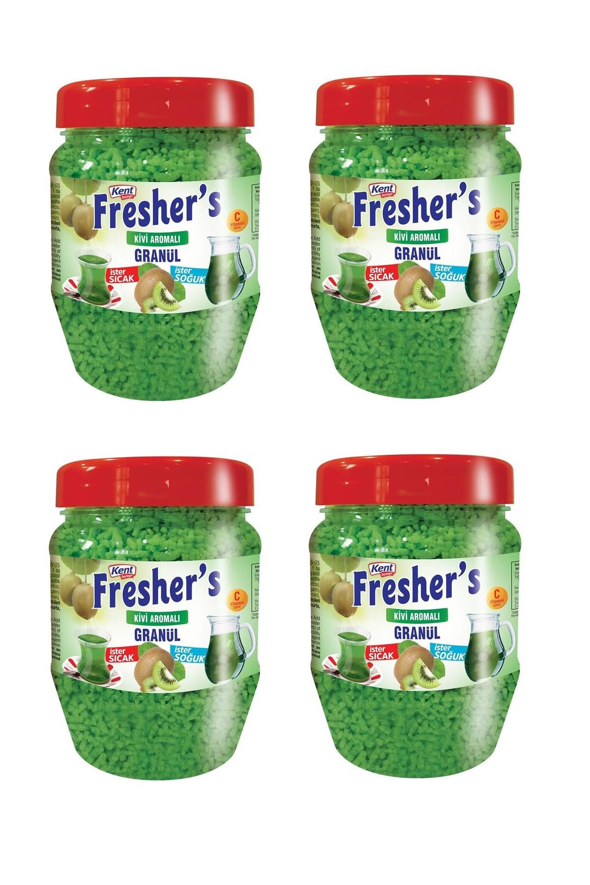 Kent Boringer Fresher's Kivi Aromalı Granül İçecek 300 Gr X 4 Adet