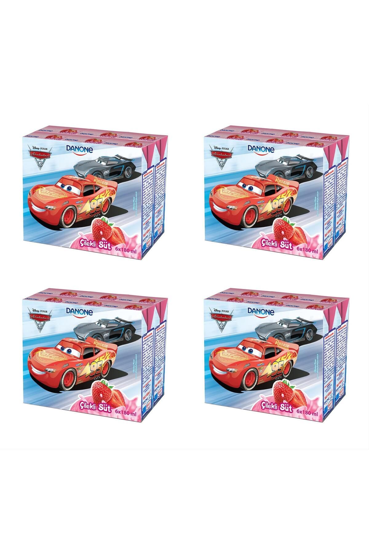 Danone Disney Çilekli Süt 180 Ml X 24 Adet