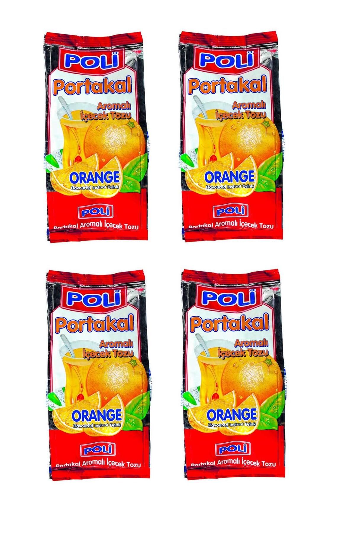 POLI Toz İçecek Portakal 300 Gr X 4 Adet