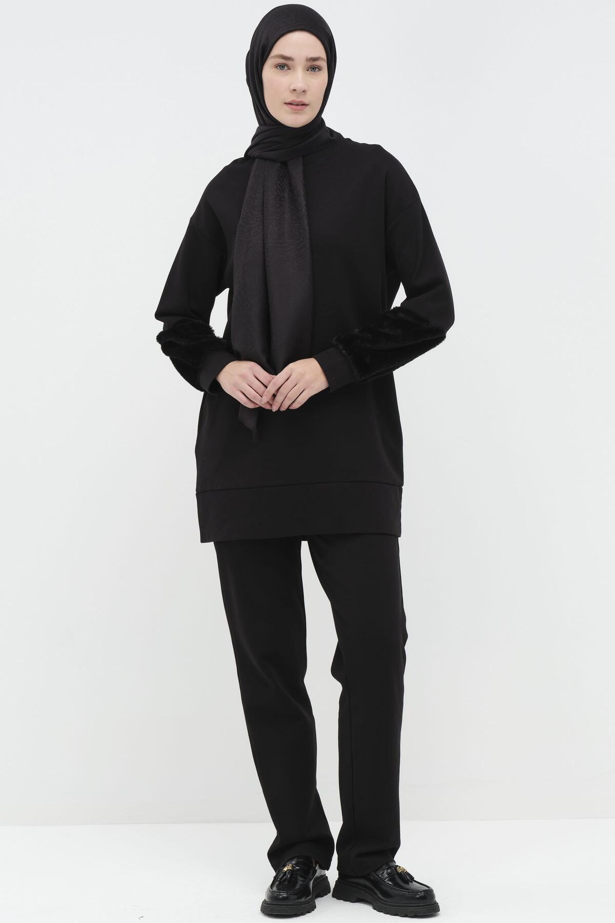 کت و شلوار تونیک - مشکی Tuğba