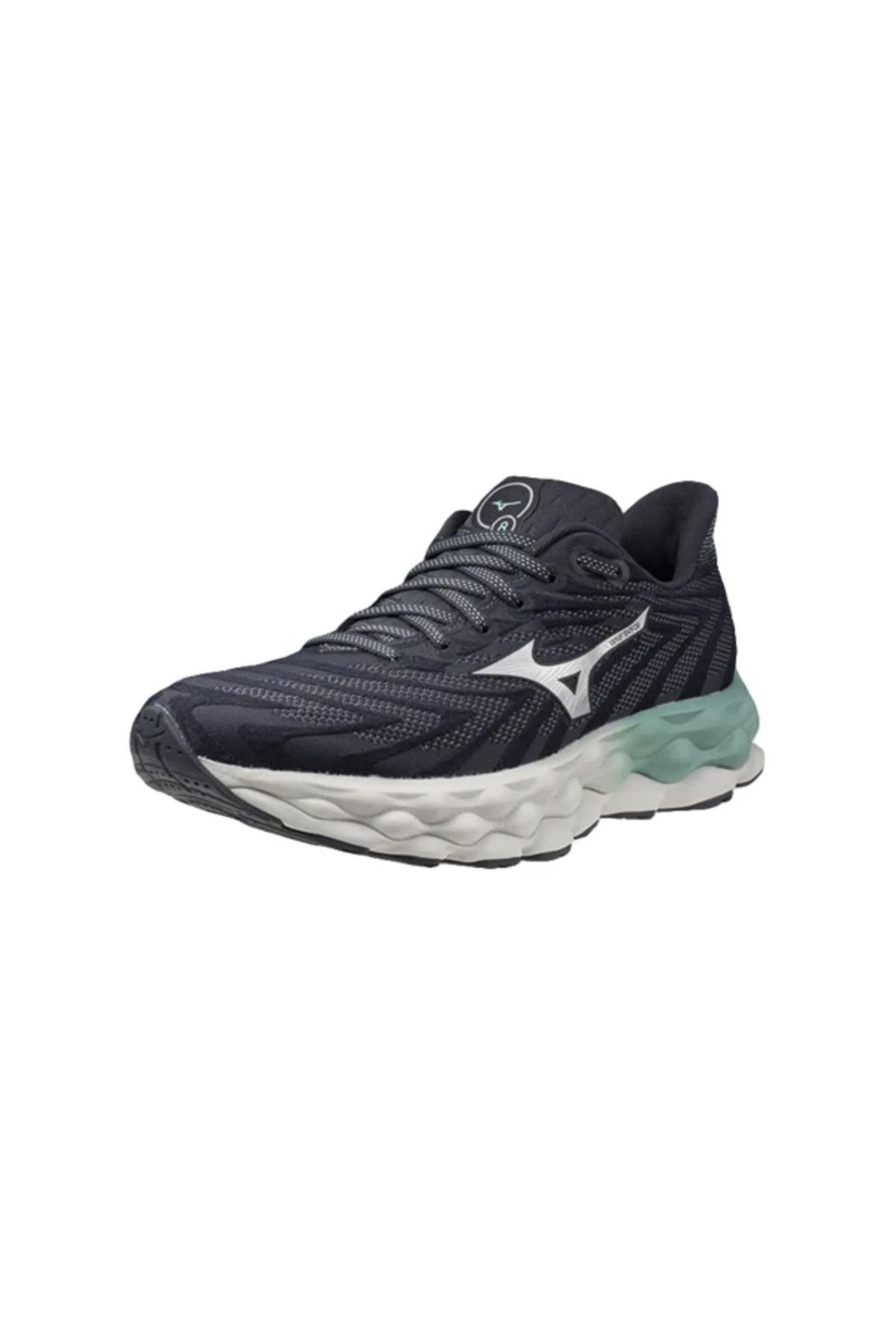 کفش دو و تمرین چند رنگ زنانه WAVE SKY 8 در حال رانینگ آبی Mizuno