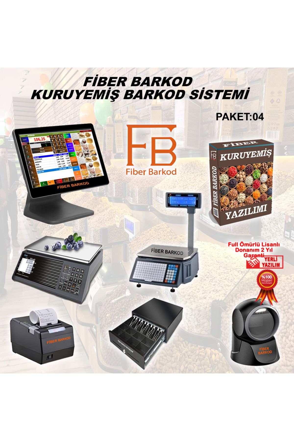 FİBER BARKOD Kuruyemiş Barkod Sistemi-4