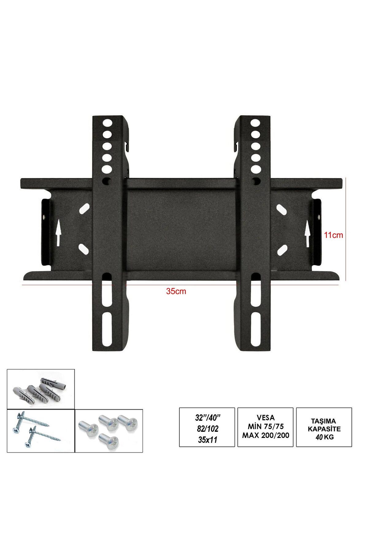 Orians 3511 Lcd Askı Aparatı Sabit 32-40 İNç 82-102Cm