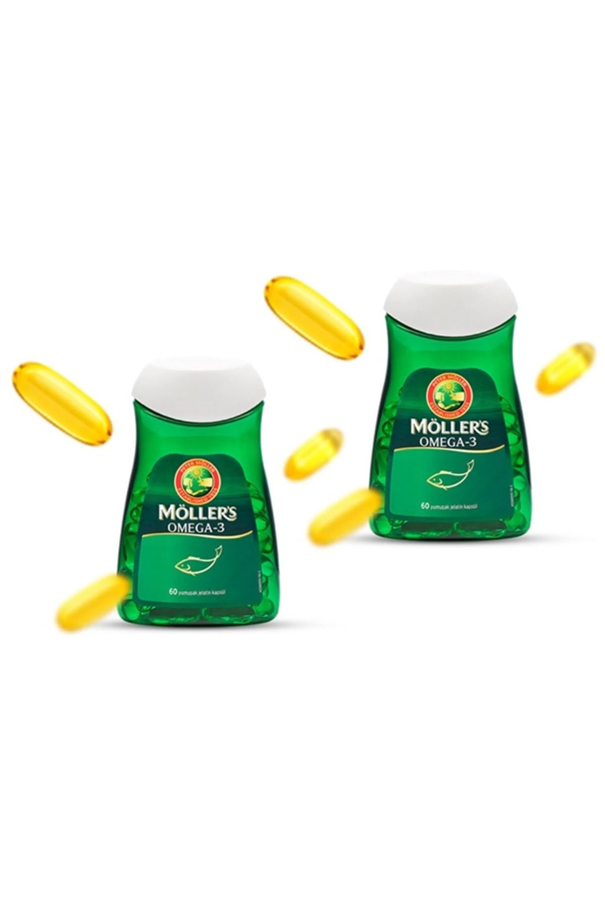 Möller's Omega-3 Balık Yağı 60 Kapsül 2 Adet