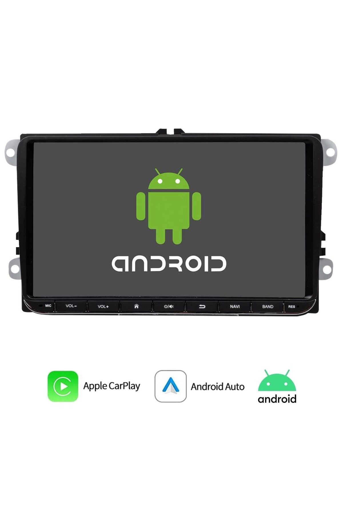 atesin online Mega Vm-8002 Tablet Multimedya Android 9 İNç 2+32Gb Carplay Volkswagen