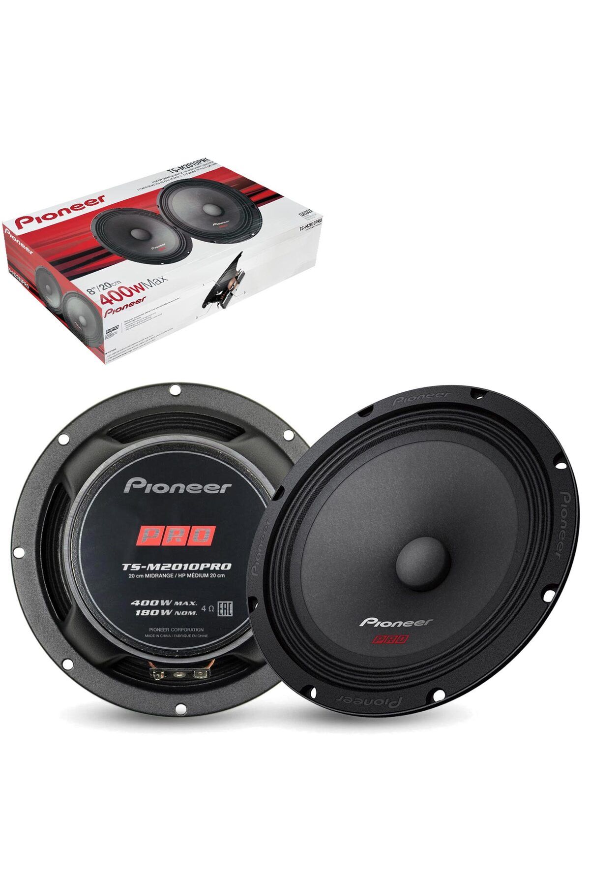 DENİZ TS-M2010PRO Oto Midrange 20cm 400 Watt 2 Adet