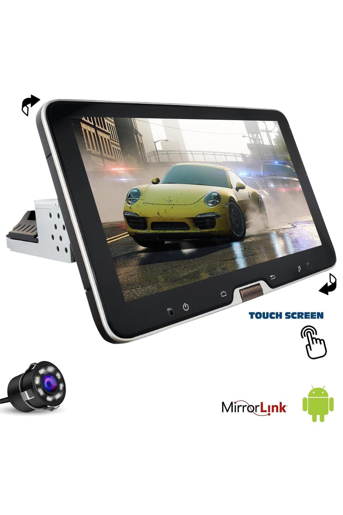 atesin online Harbass Hb-2400 Tablet Multimedya Android 10 Inç 2 32gb Carplay Mirrorlink Oynar Başlık