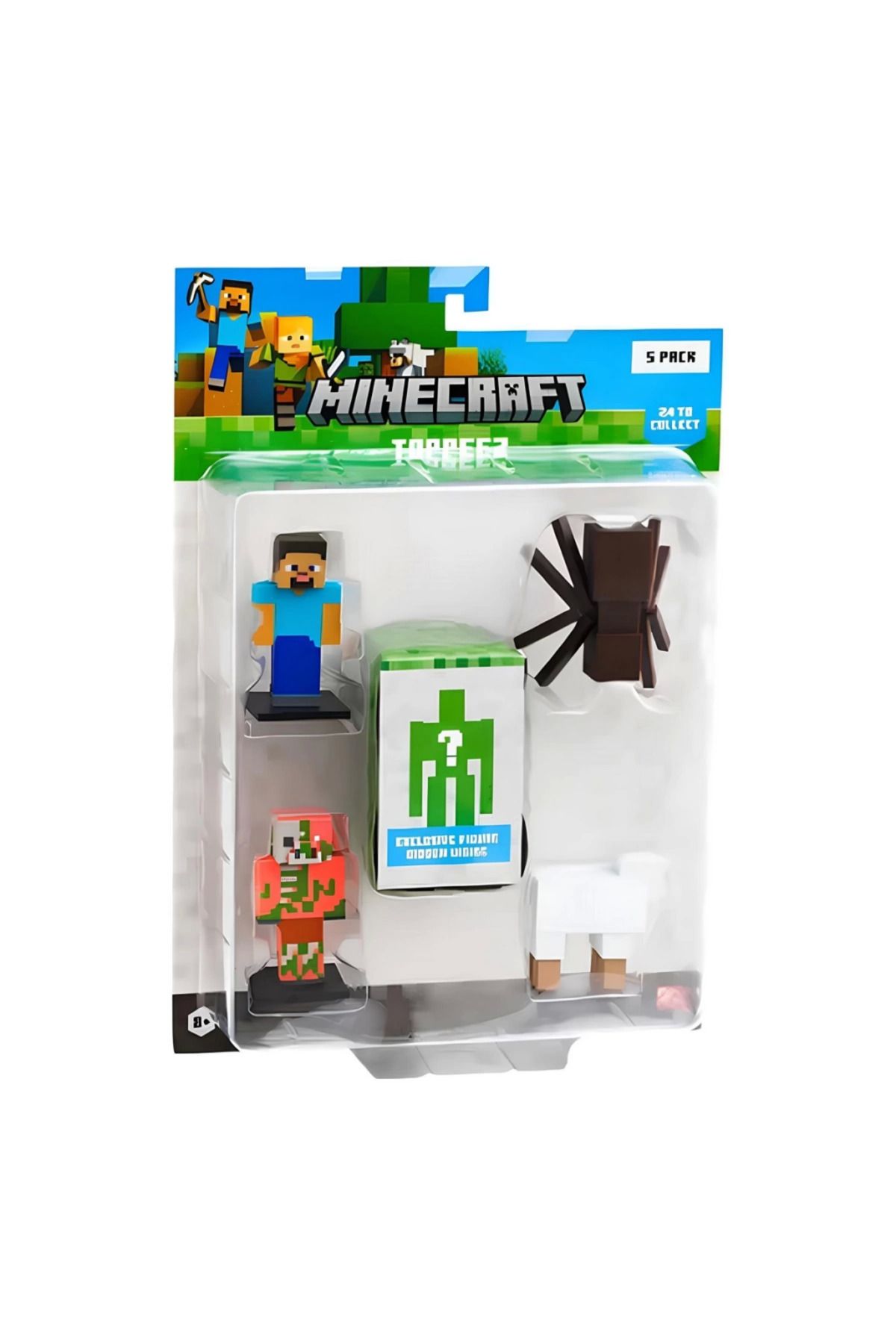 NessiWorld Minecraft 3D Figür Toppeez 5'li