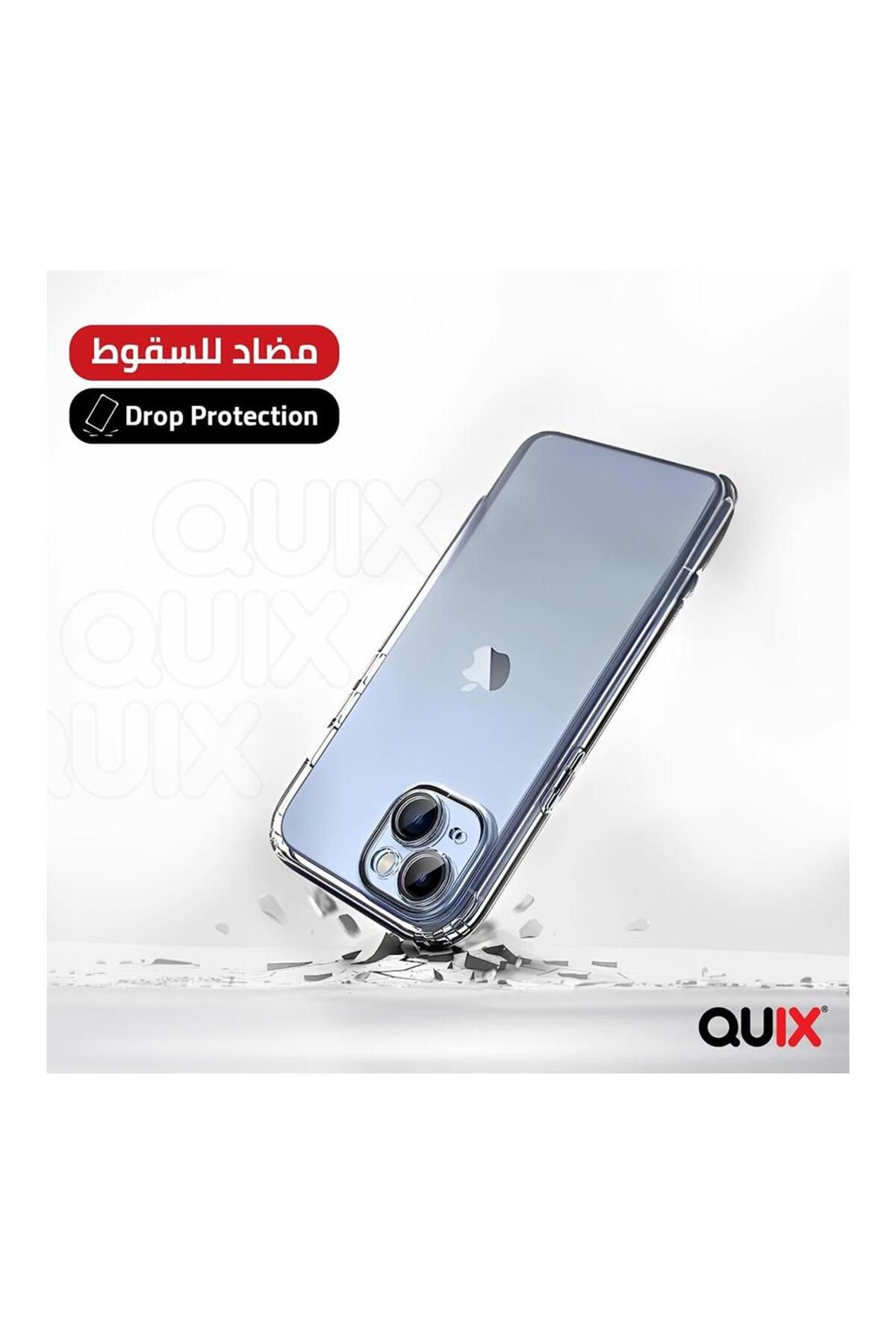 PROTECTION PRO-QUIX - جراب شفاف واقي لهاتف iPhone 14 Plus 5