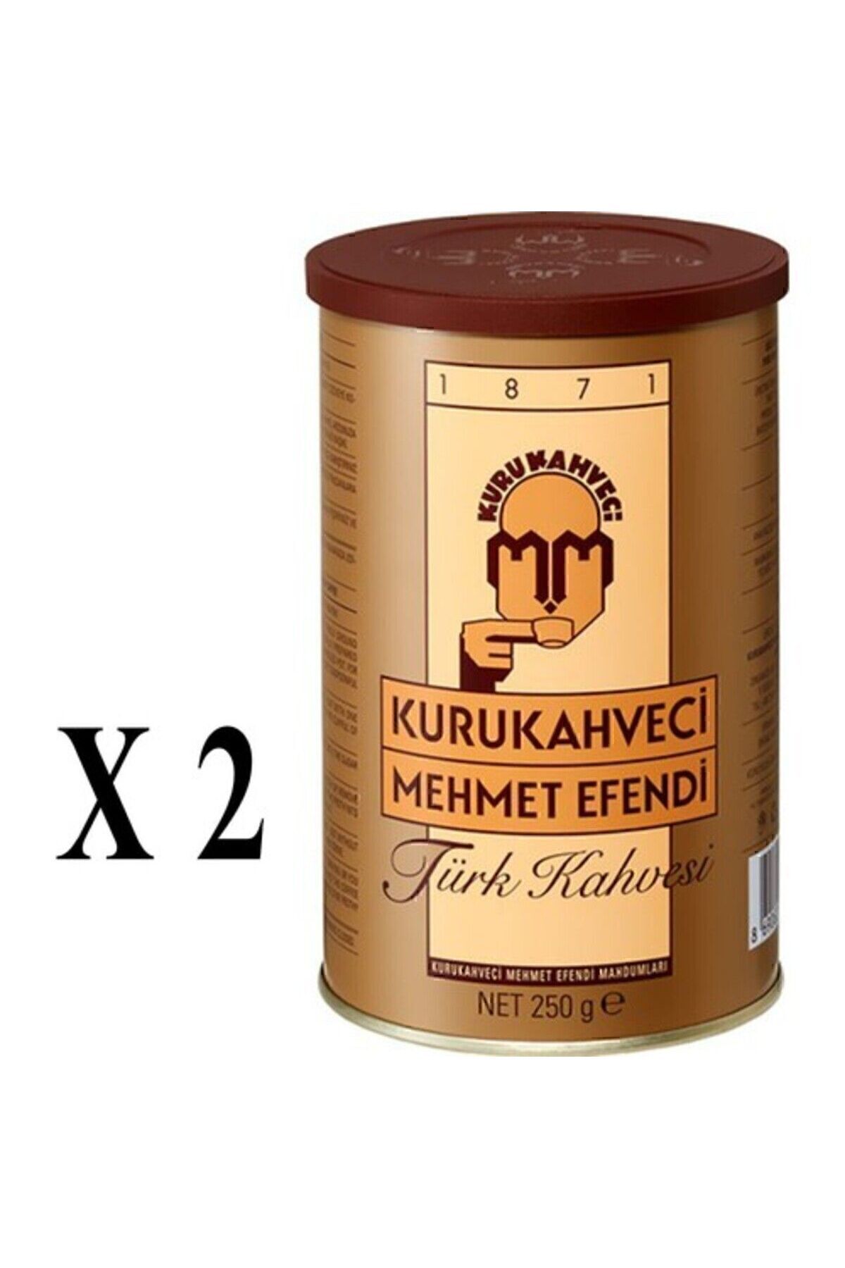 Mehmet Efendi Türk Kahvesi 250gr - Teneke - 2 Adet