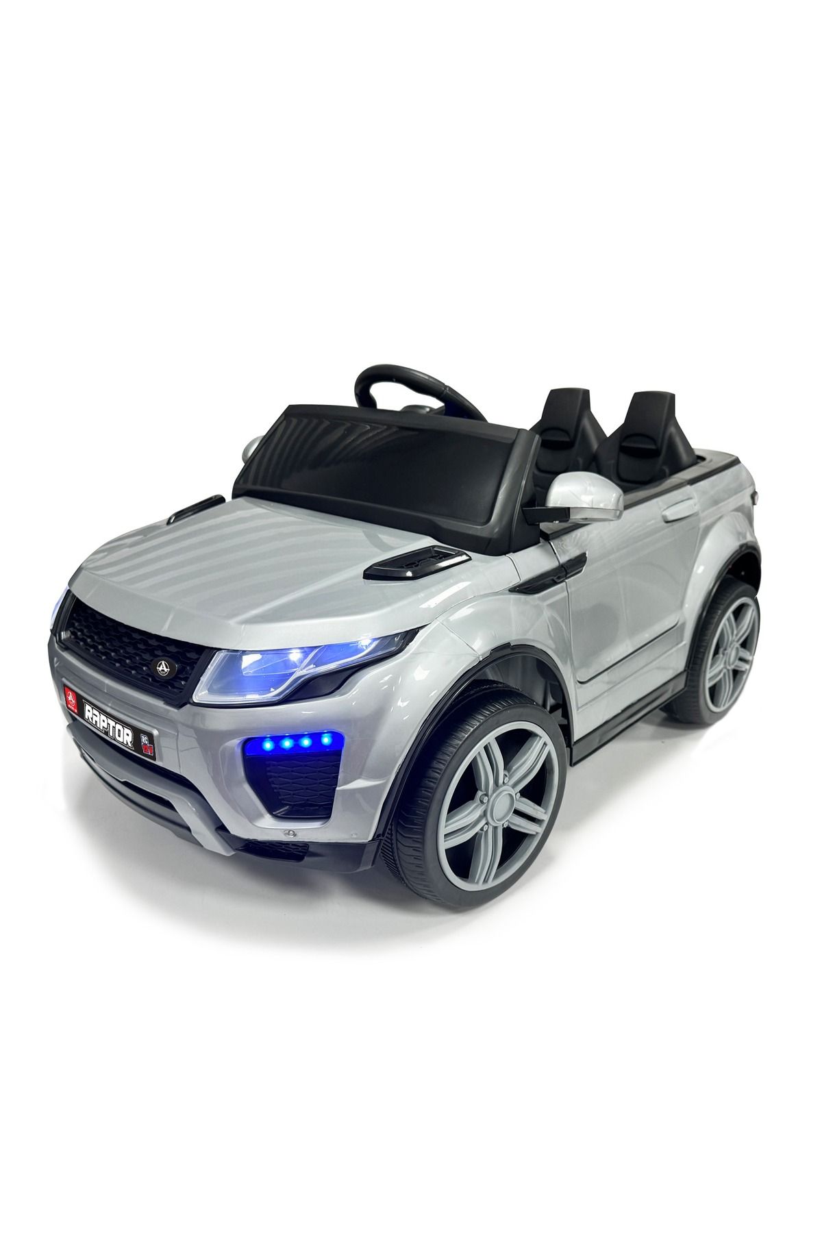 akar toys Akar Raptor 12V Uzaktan Kumandalı Akülü Jeep Gri – Çocukların Hayalini Süsleyen Akülü Araç