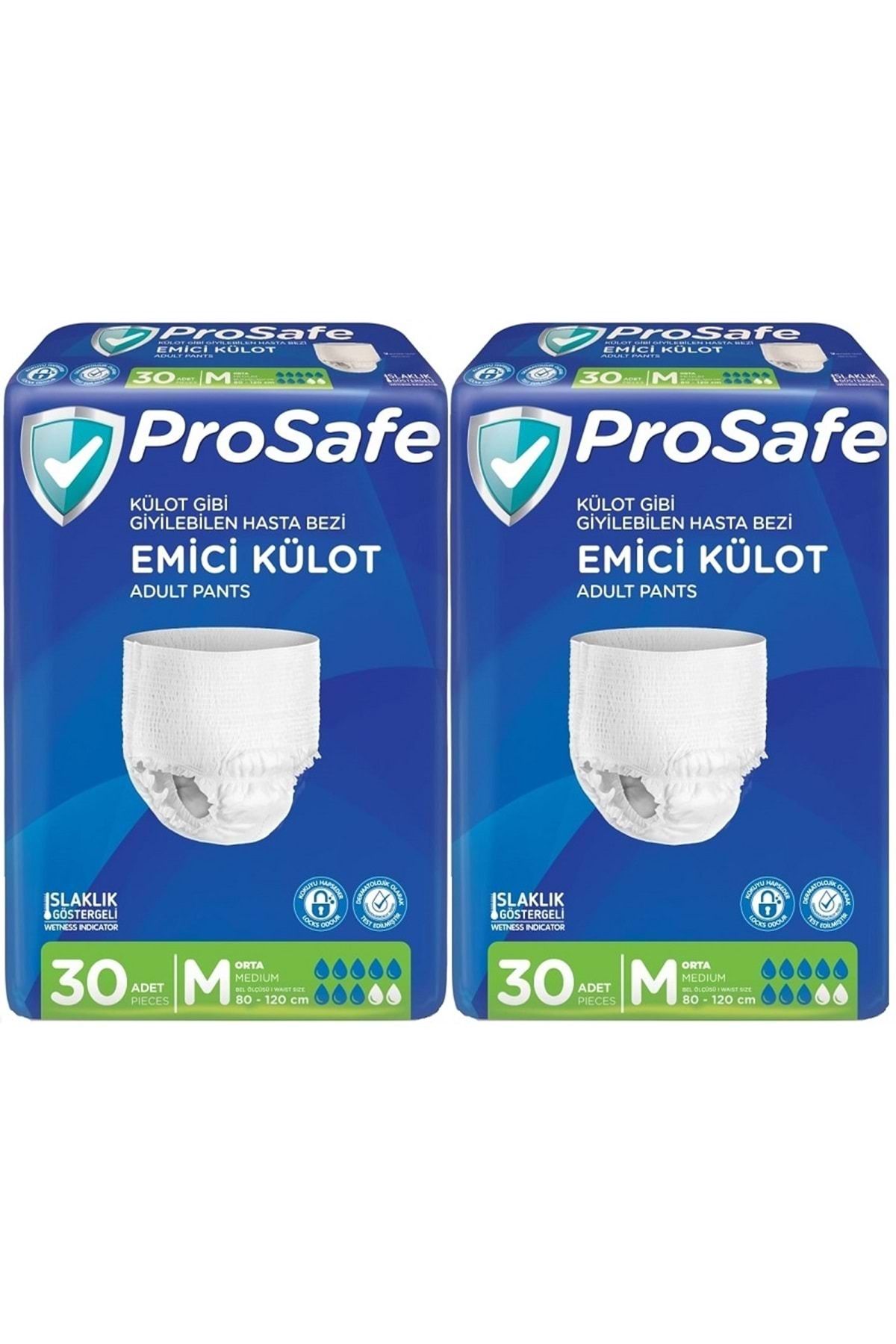 PROSAFE Emici Külot Hasta Bezi Orta-Medium 60 Adet (2PK*30)