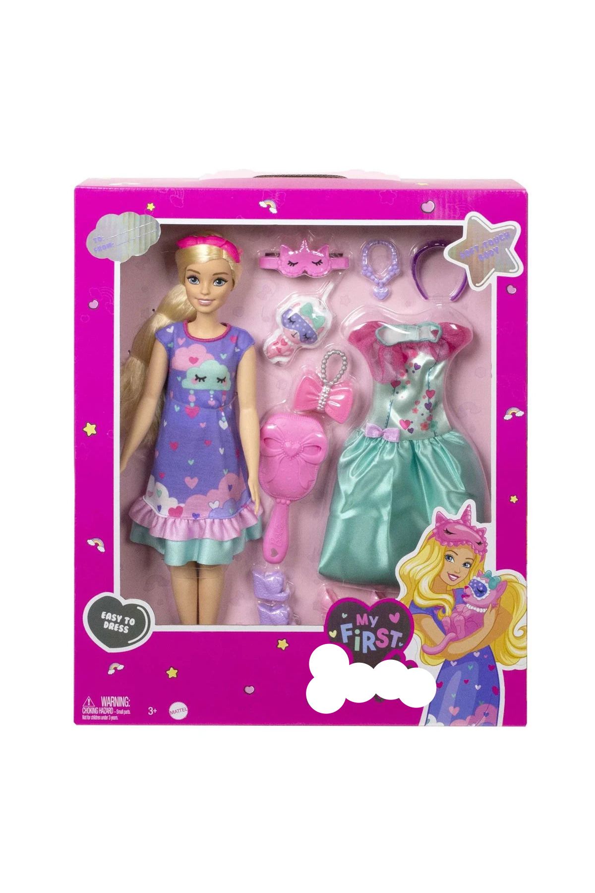 İZZSAA HMM66 Myizzsaa First  - İlk Barbie Bebeğim - Delüks Bebek