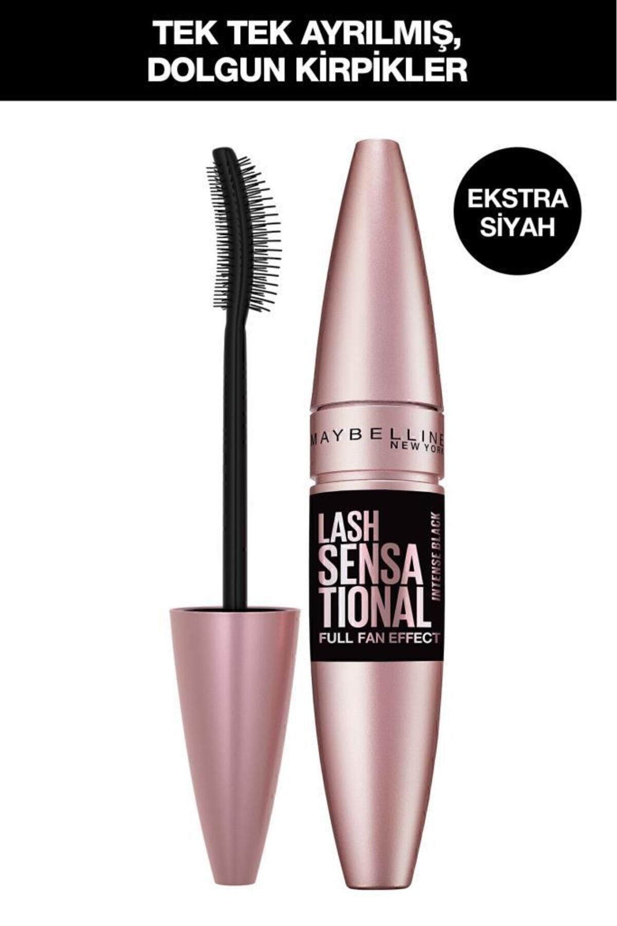 Maybelline New York 2'li Lash Sensational Ekstra Siyah Maskara+ Mini Super Stay Matte Ink Likit Mat Ruj 65 Seductress-2