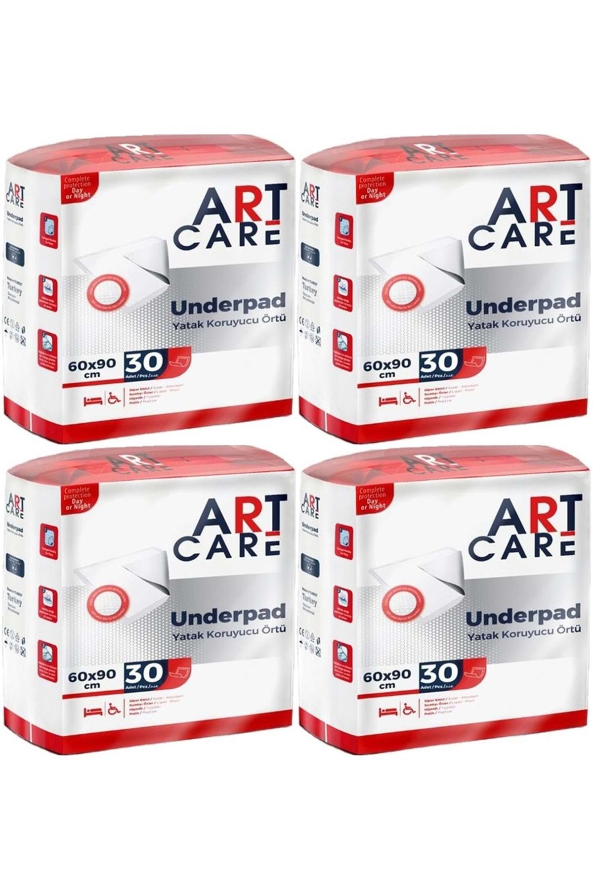 ART CARE Hasta Yatak Koruyucu 60*90CM 120 Adet (4PK*30)