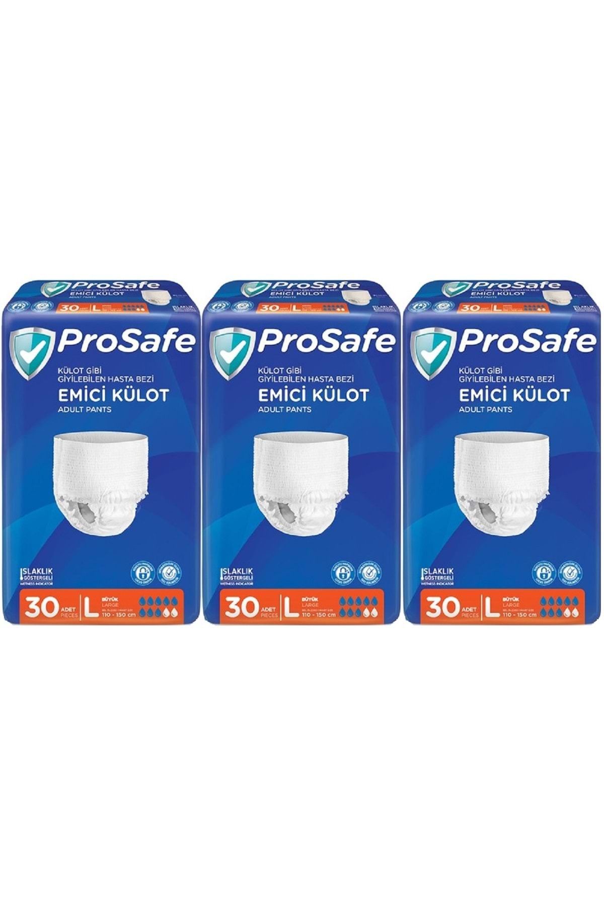 PROSAFE Emici Külot Hasta Bezi Büyük-Large 90 Adet (3PK*30)