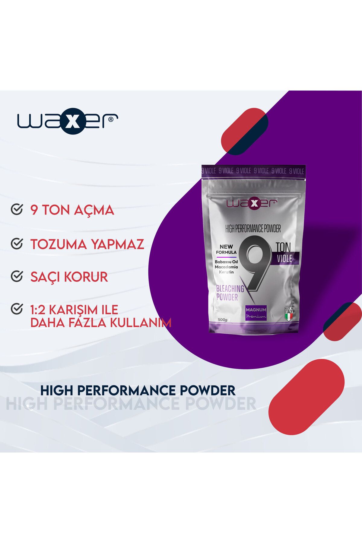 waxer Saç Açıcı 9 Ton Viole 500 gr