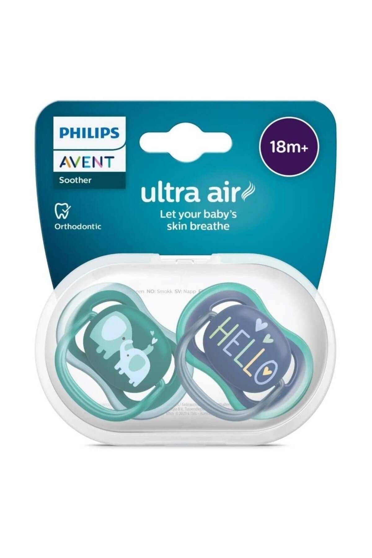 gcaksesuar Nessiworld Philips Avent Ultra Air Emzik 18+ Ay Erkek