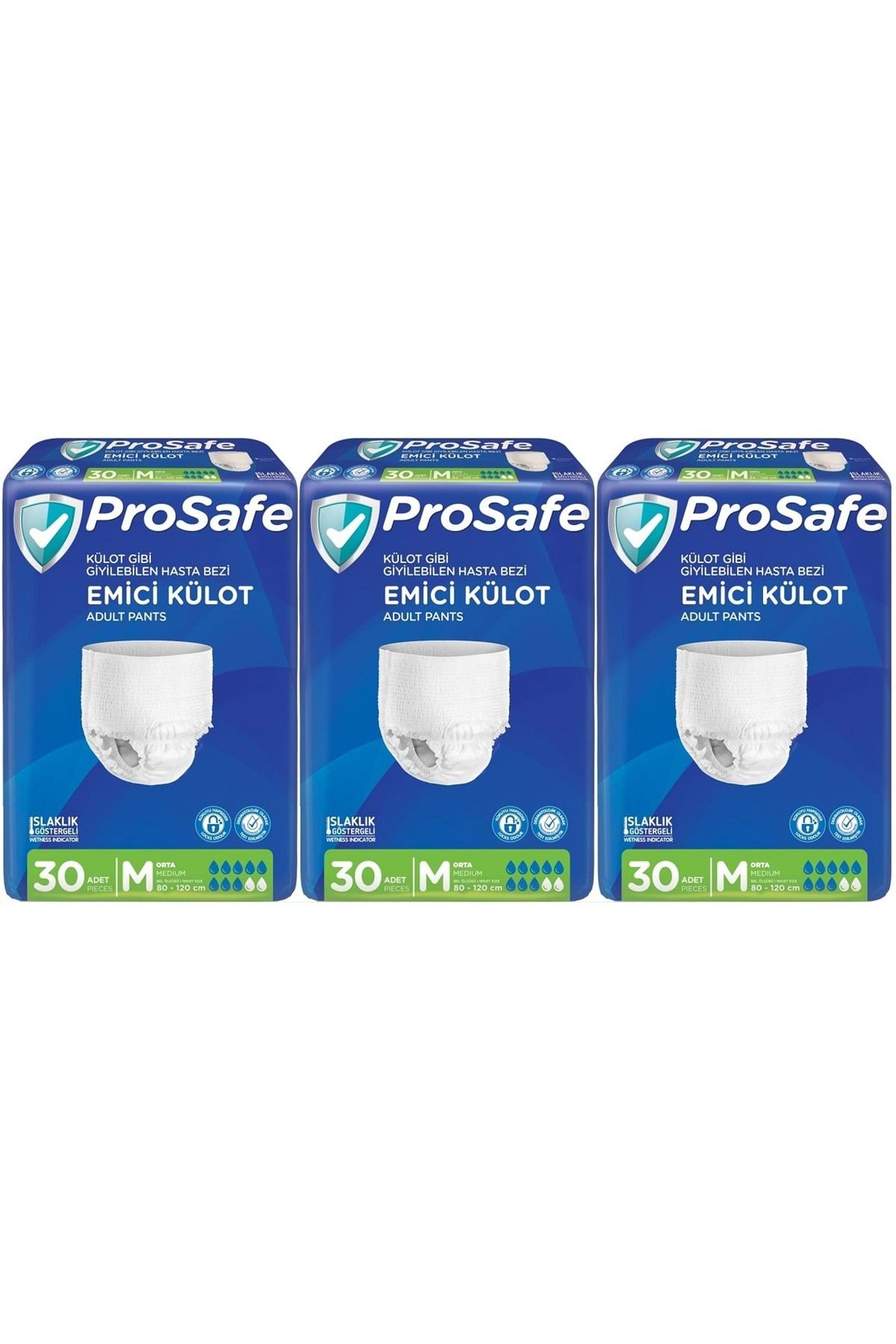 PROSAFE Emici Külot Hasta Bezi Orta-Medium 90 Adet (3PK*30)