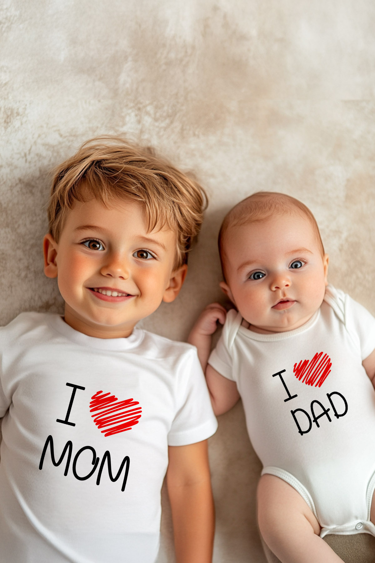 I Love Dad & I Love Mom Sister Combine (PRODUCT IS SINGLE PRICE. ADD SEPARATELY TO THE CART)