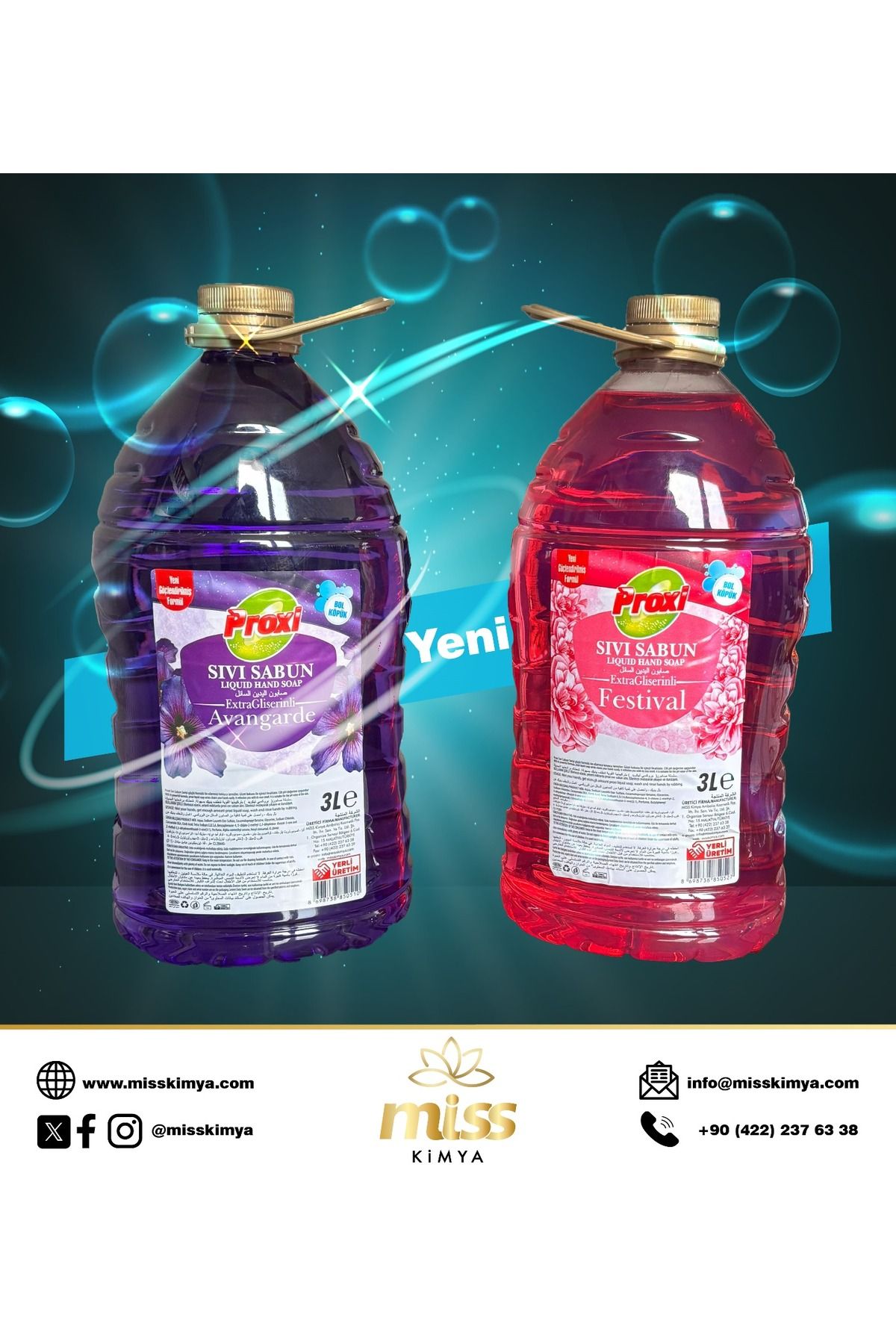 Proxi-Proxi Liquid Soap - 3 Lt Festival Package 3