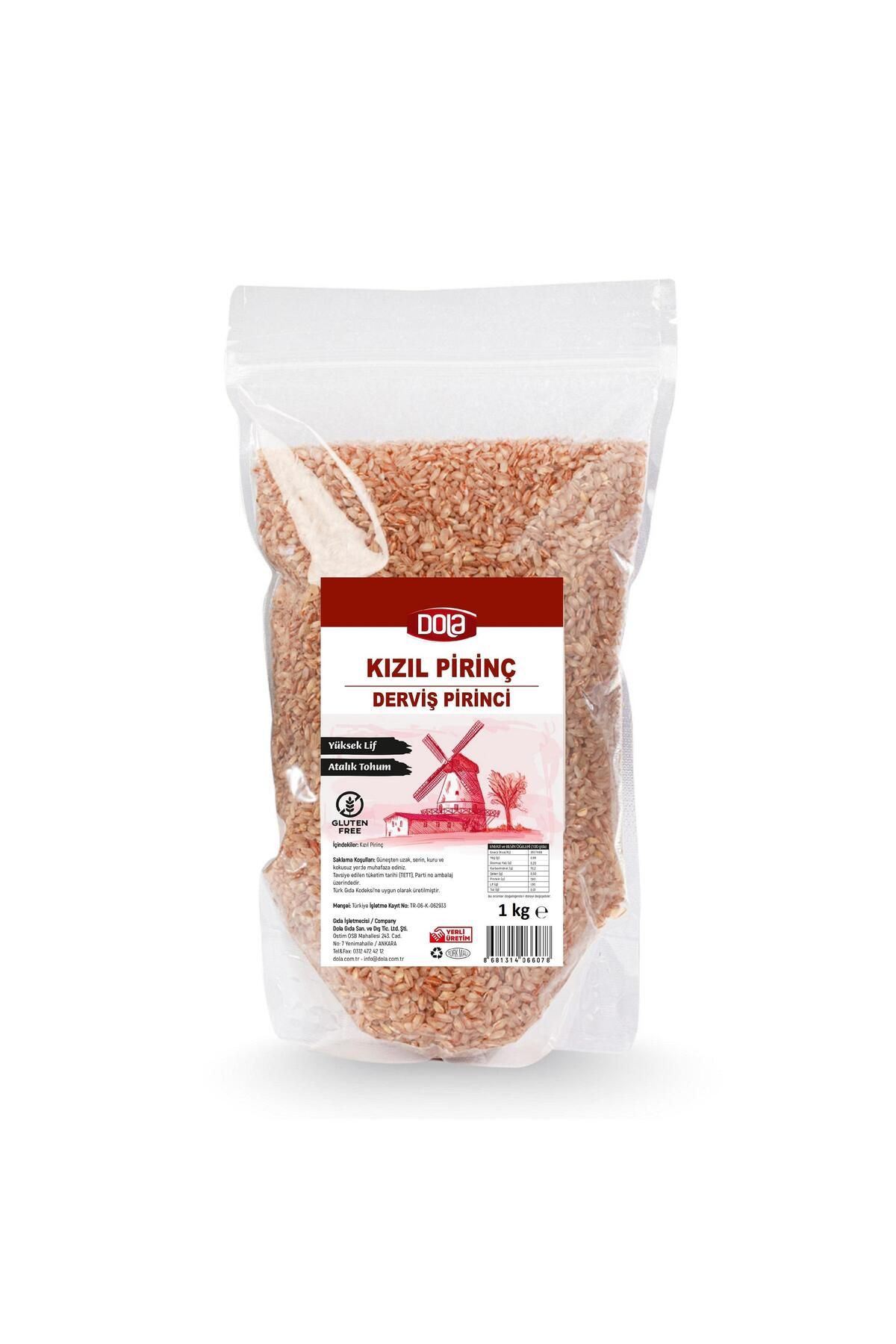 Dola Ata Tohum Derviş Pirinci Kızıl Pirinç 1 Kg