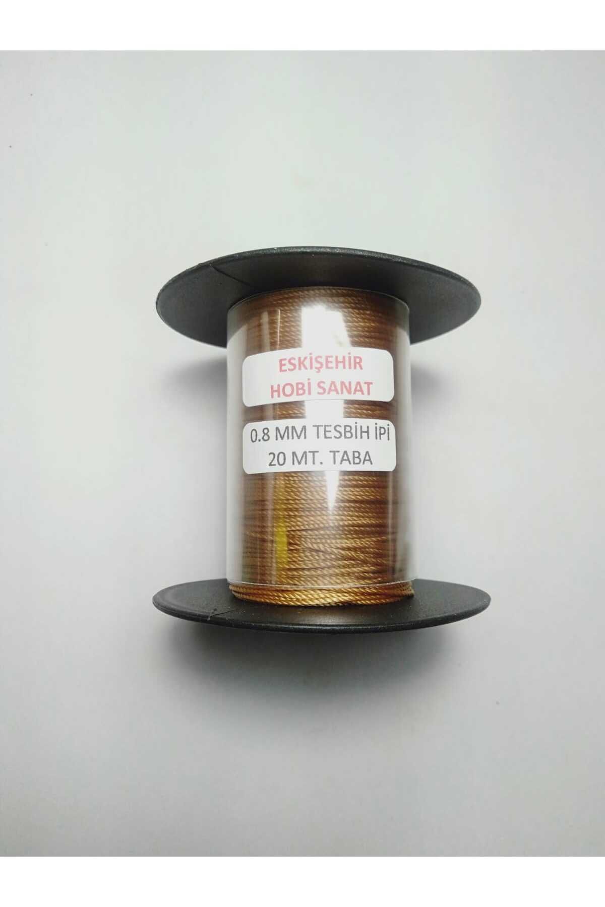 Eskişehir hobi sanat-20 Meters Rosary String - 0.8 mm Tan Color 3