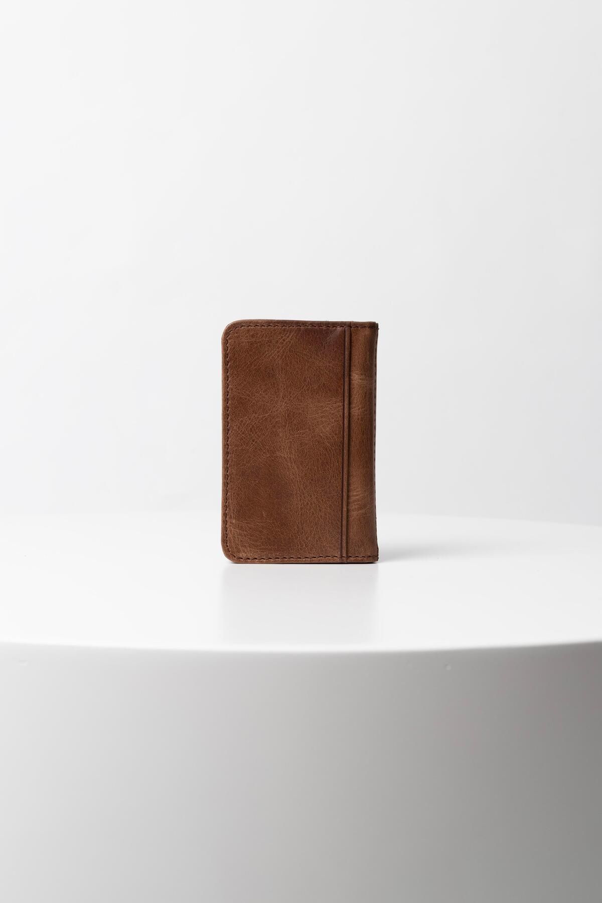 BAYDERİ-Suımir Genuine Leather Card Holder Wallet 2