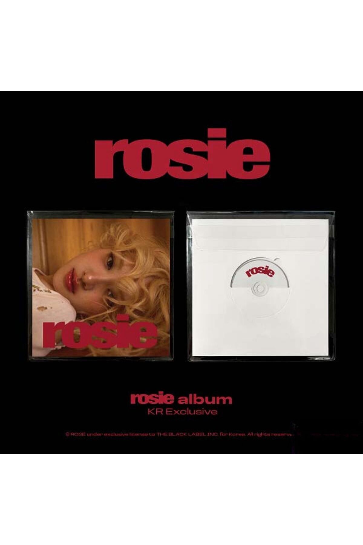 Kpop Dünyasi ROSÉ first studio album – rosie (KR Exclusive