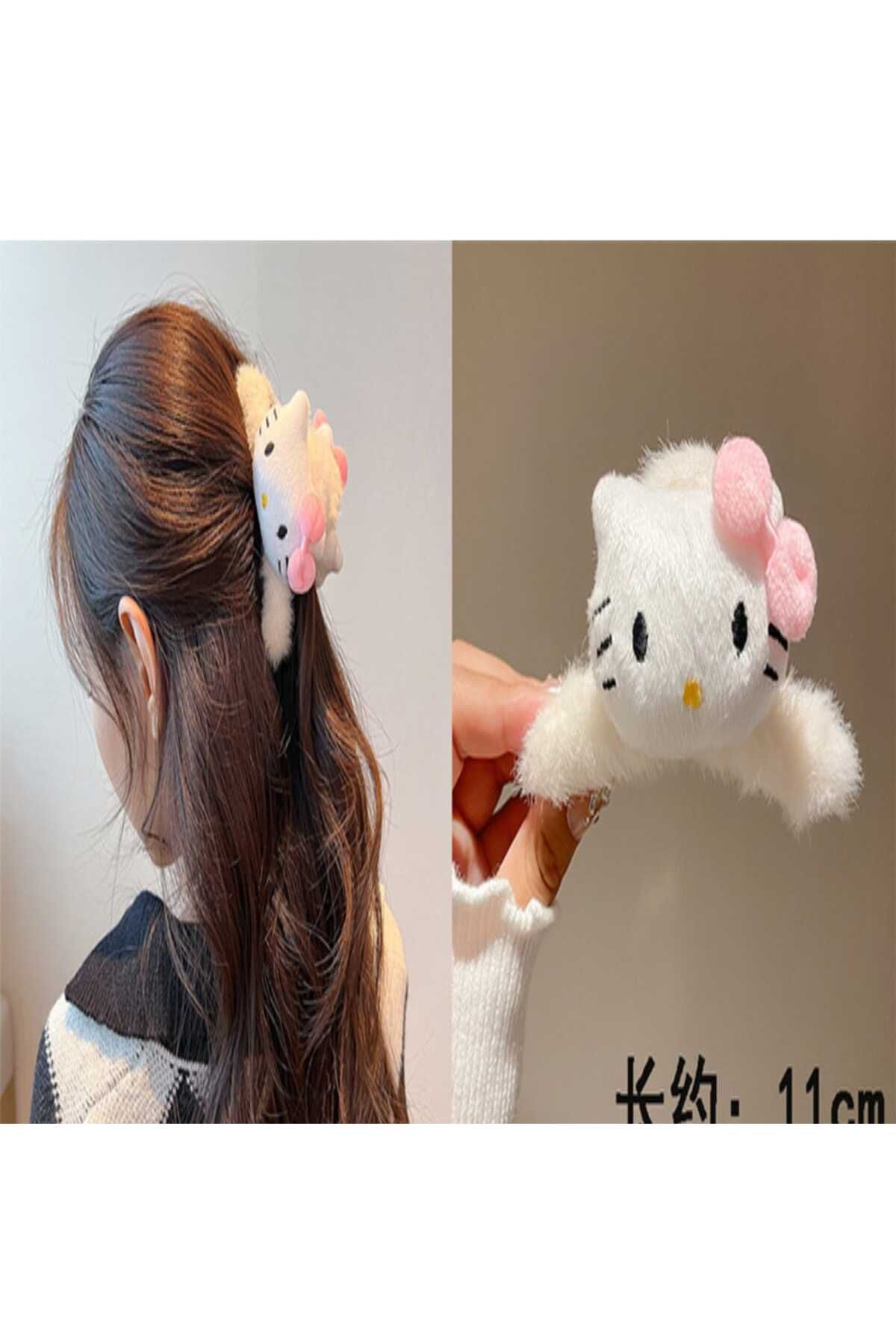 Eva Rose-Sanrio figurás plüss ruhacsipesz 3-12 éves lányoknak - csatos lánycsat 2