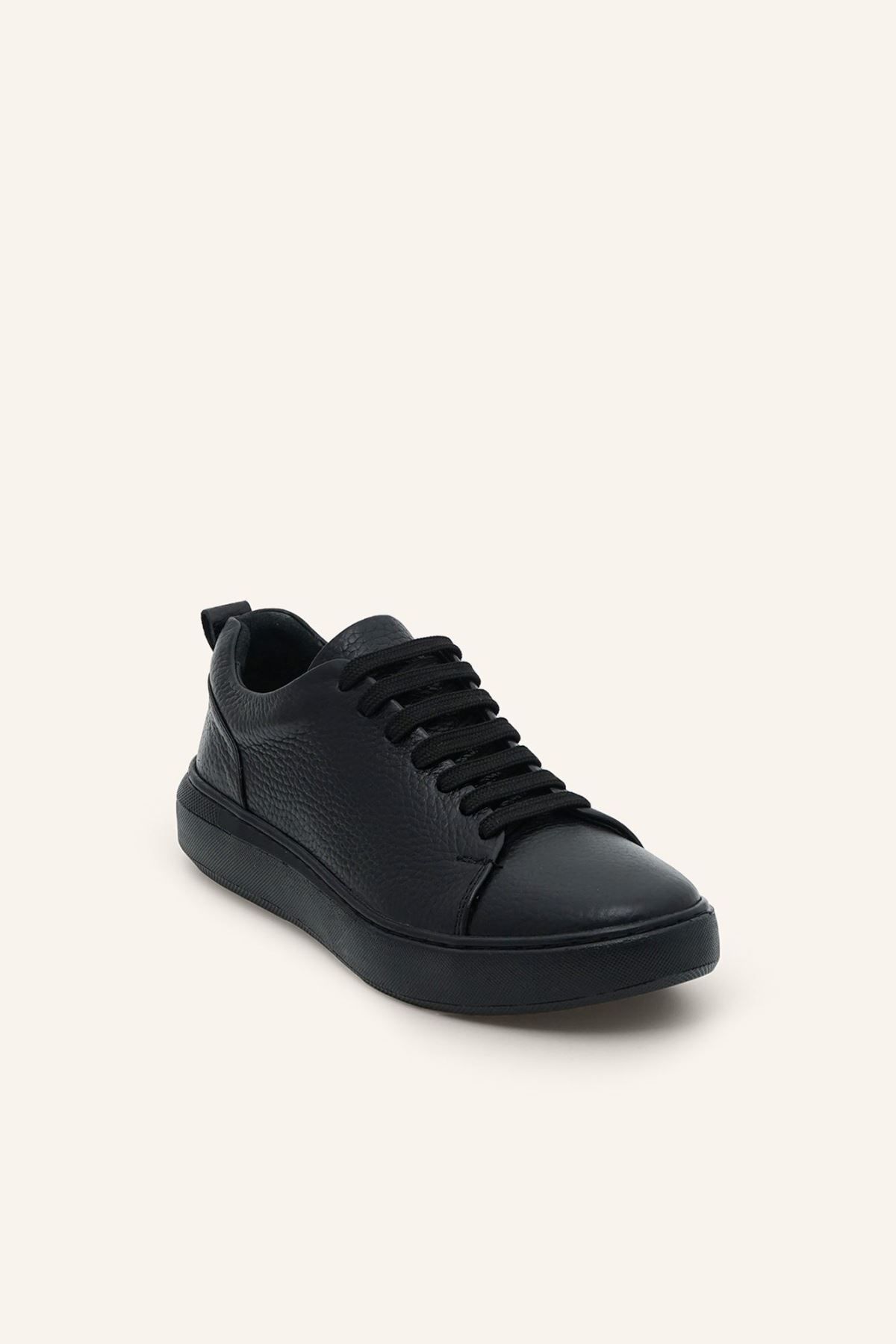 MARCATELLI-Pantofi negru-negru Mane Sneaker 2