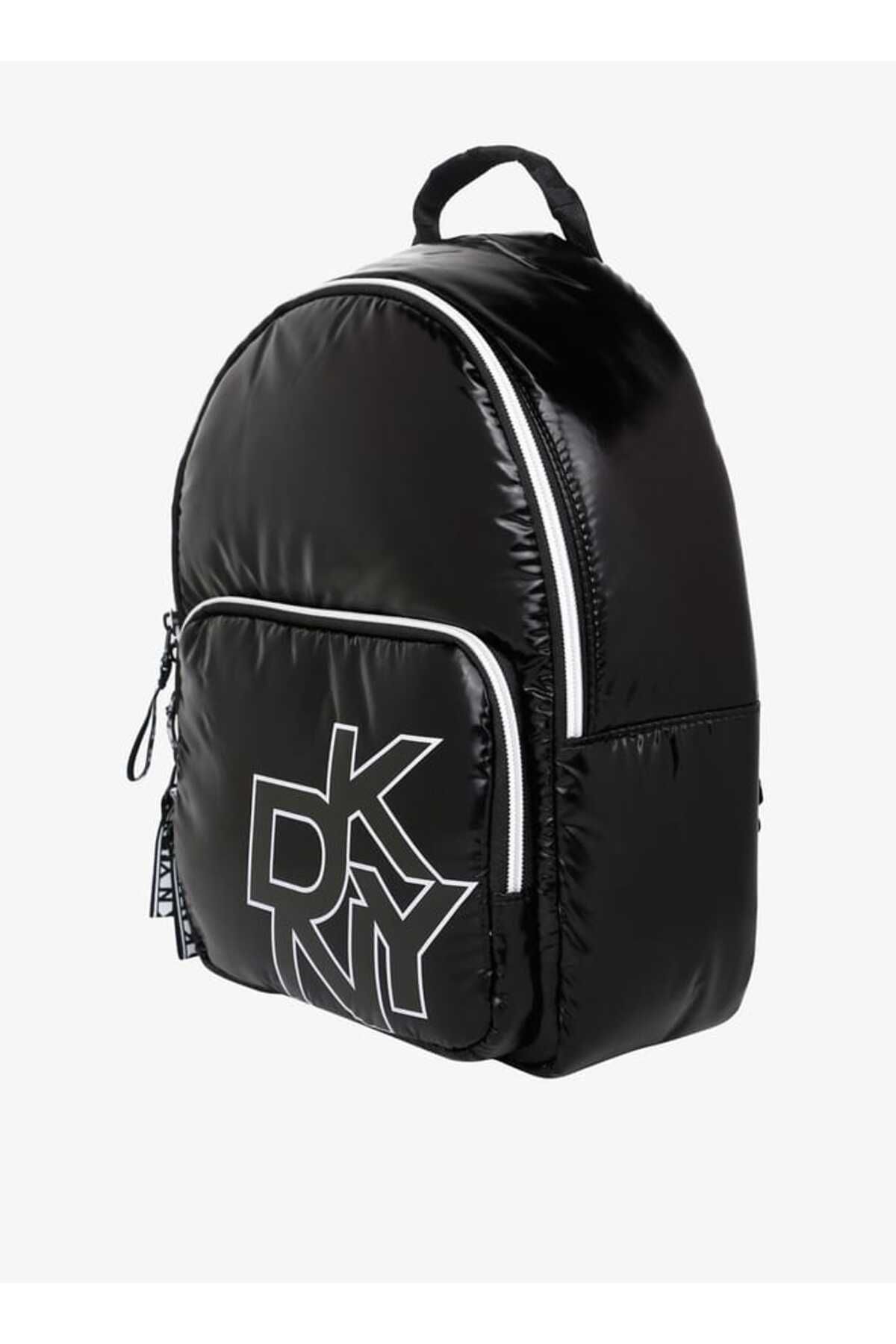 Dkny-Logo Print Backpack with Adjustable Shoulder Straps and Handle 2