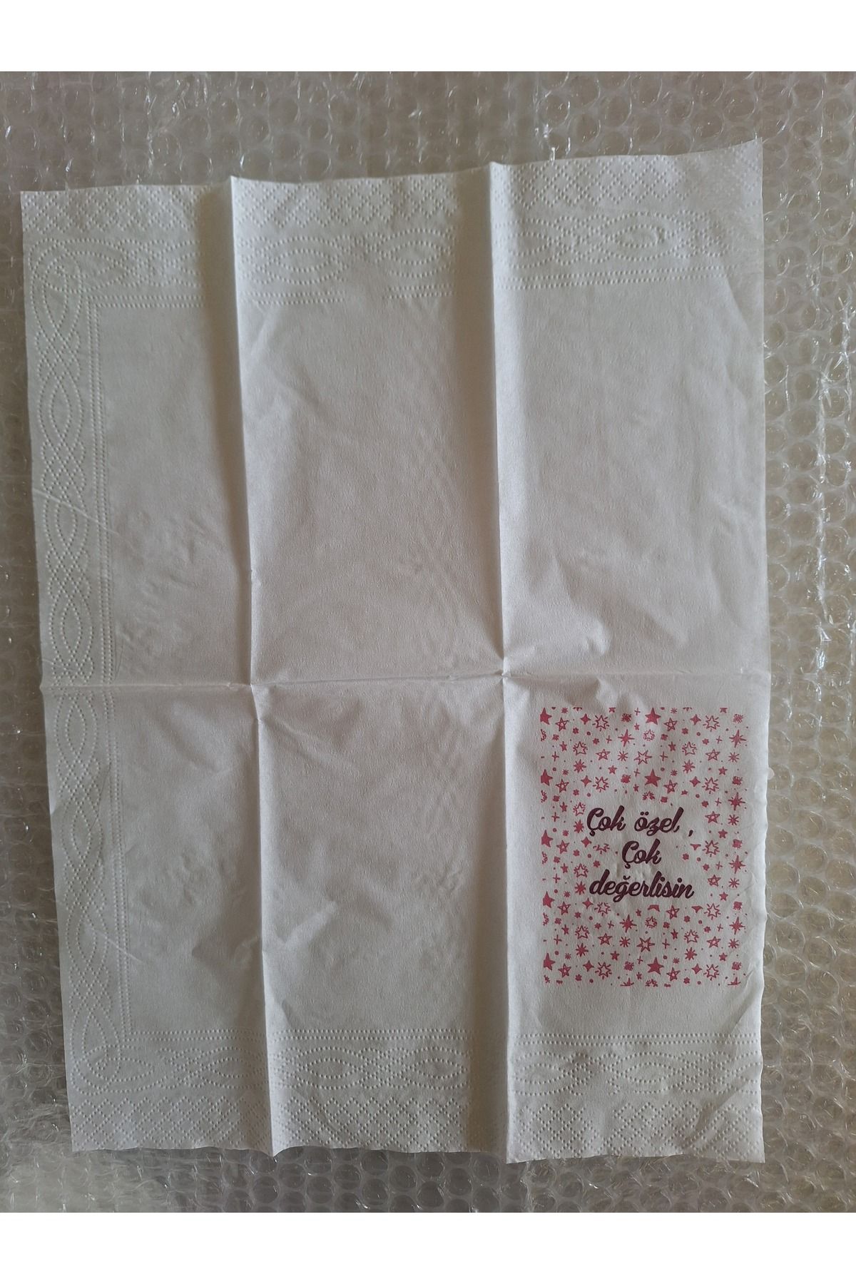 YAKUT-50 Double Layer Talking Napkin Written Presentation Napkin Napkin 3