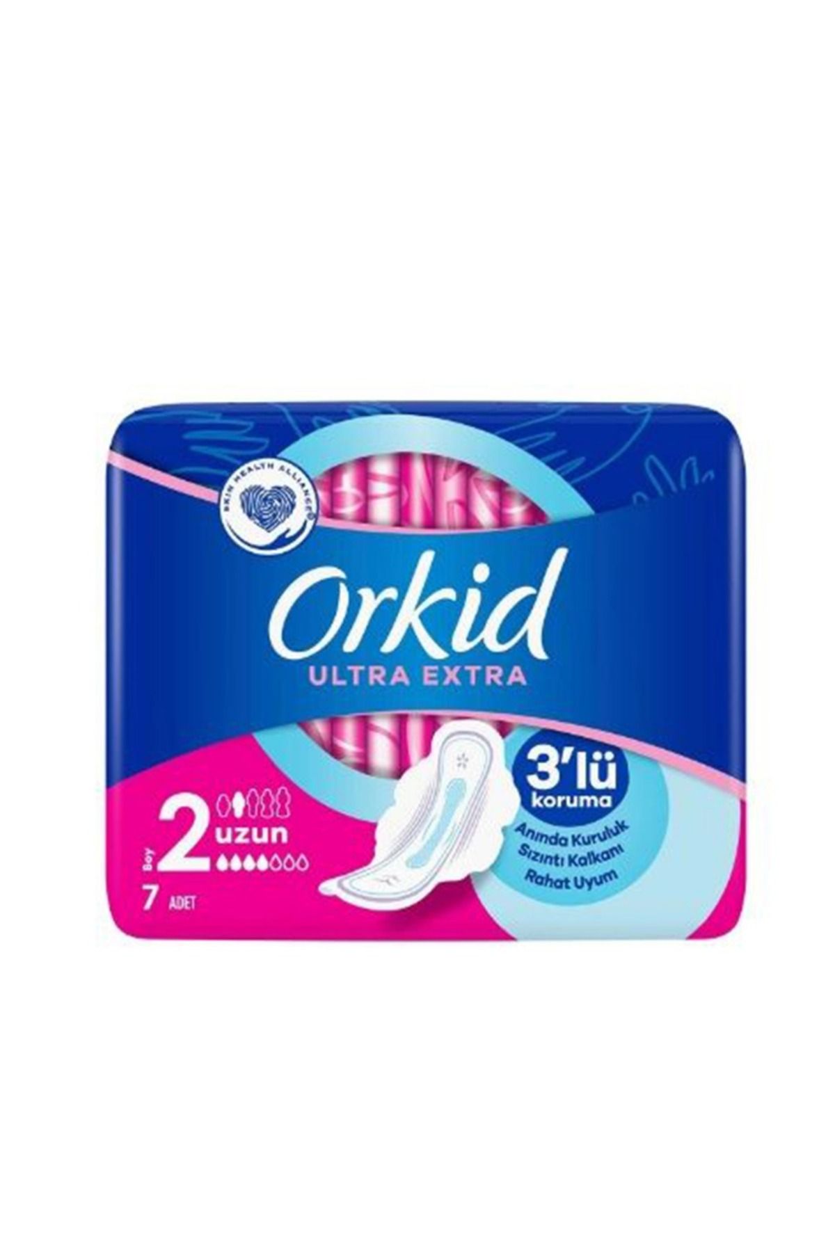 Orkid Ultra Extra Tekli Paket No: 2 7'li * 3 Paket