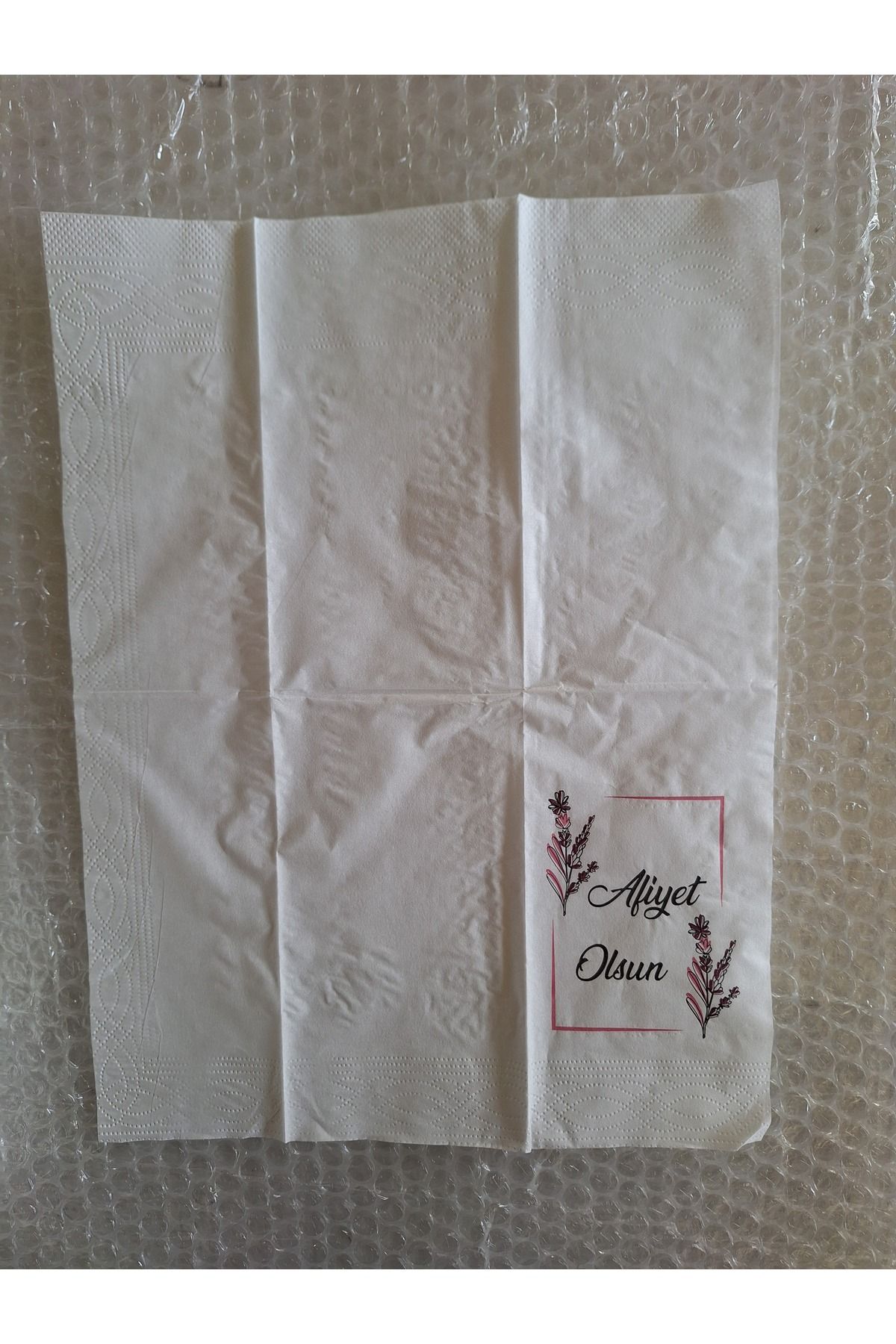 YAKUT-50' Double Layer Talking Napkin Written Presentation Napkin 3