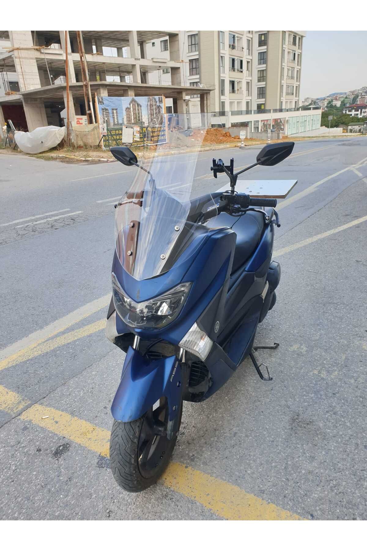 Yamaha Nmax Siperlik Ön Cam 2015 2020 Model 69cm Şeffaf Renkli 4mm